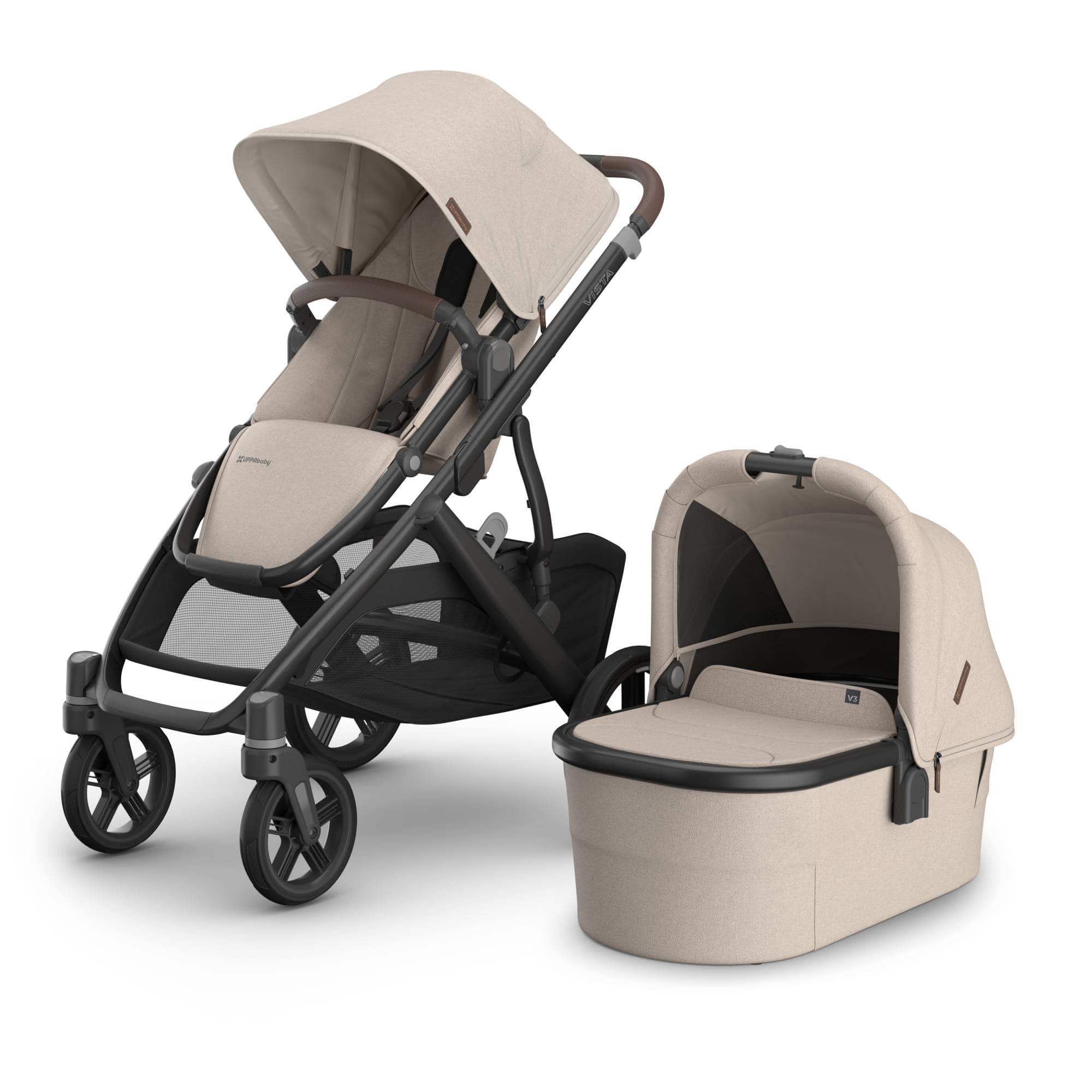 Kombi-Kinderwagen, UPPAbaby, Beige – Produktansicht