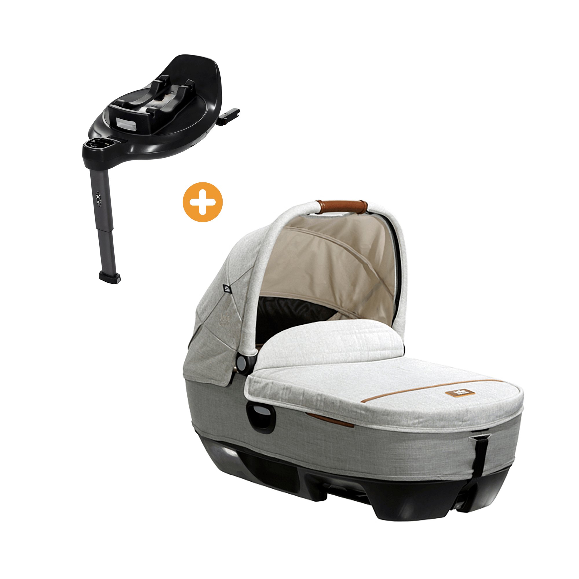 Babyschalen 0-13 kg, Gruppe 0+, Joie signature, Grau – Produktansicht