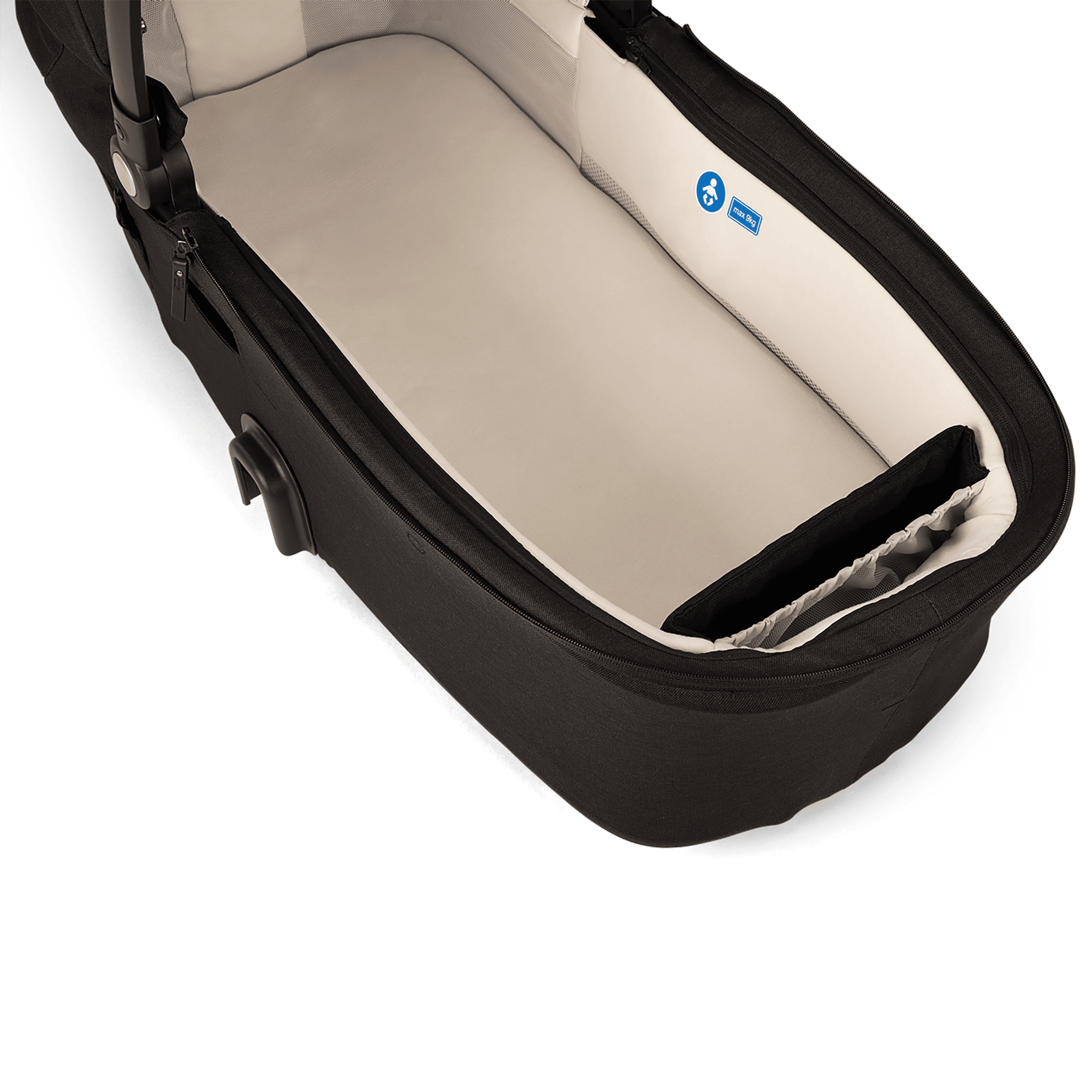 Kombi-Kinderwagen, nuna, Schwarz – Produktansicht