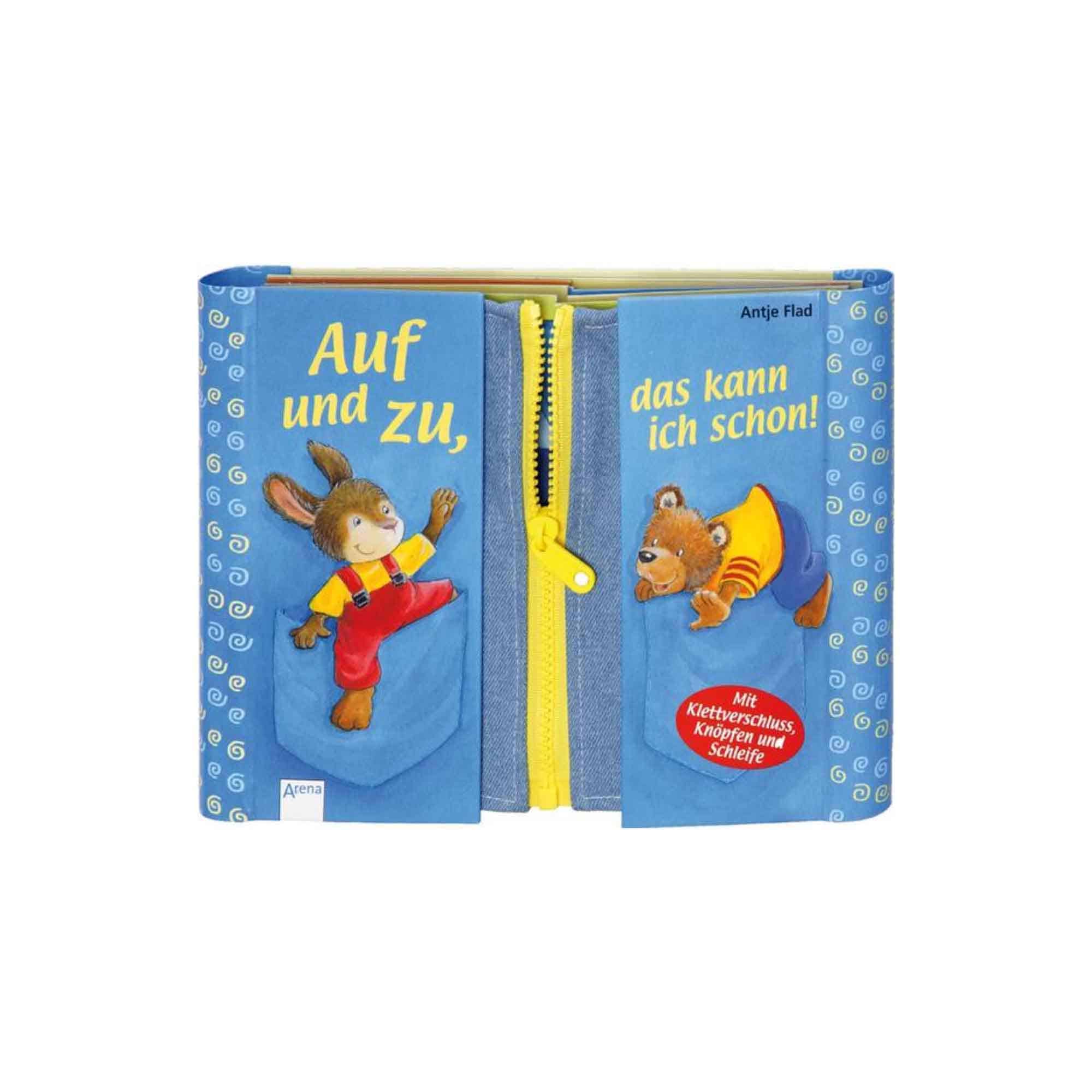 Arena, Blau – Besonderheit: interaktives Bilderbuch mit verschiedenen Verschlüssen