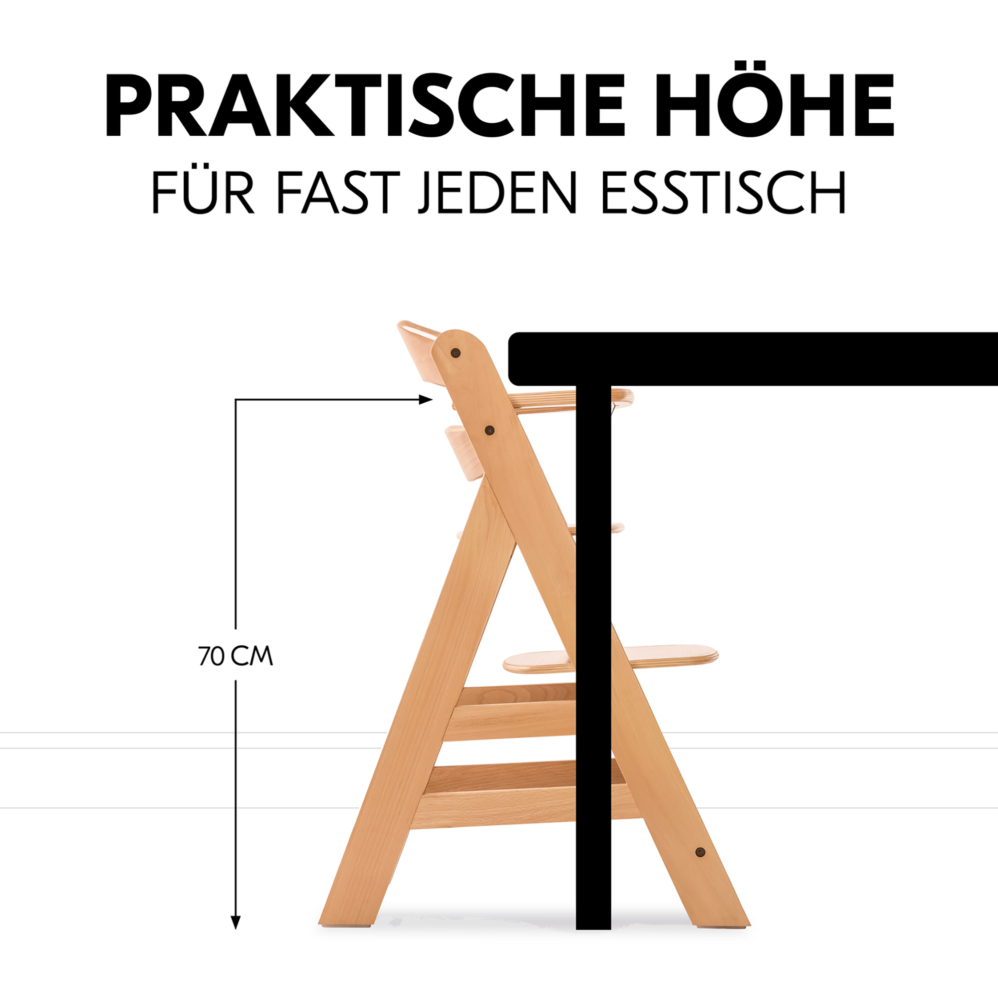 Treppenhochstühle, hauck, Grau – Produktansicht