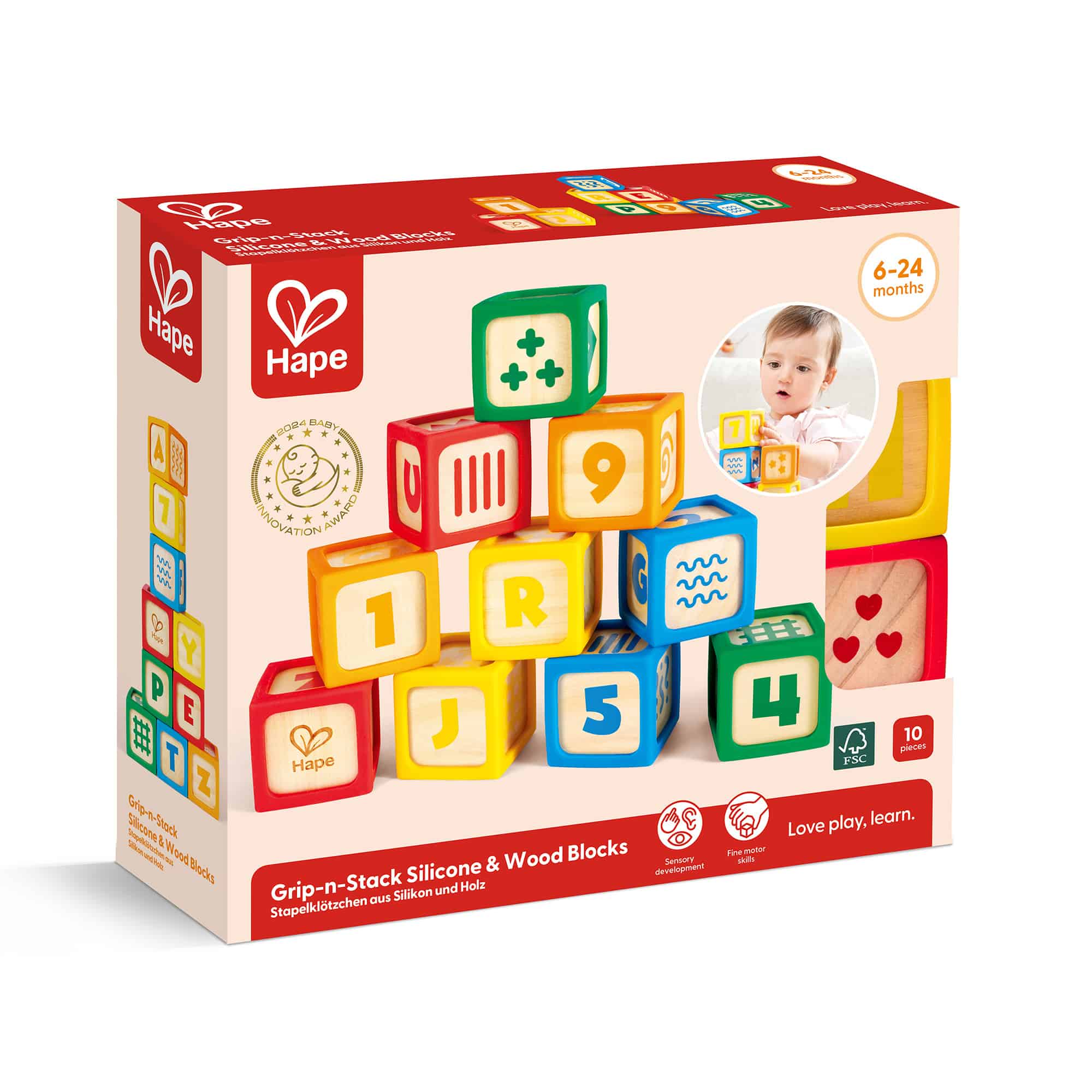 Bausteine, Hape, Mehrfarbig – Produktansicht