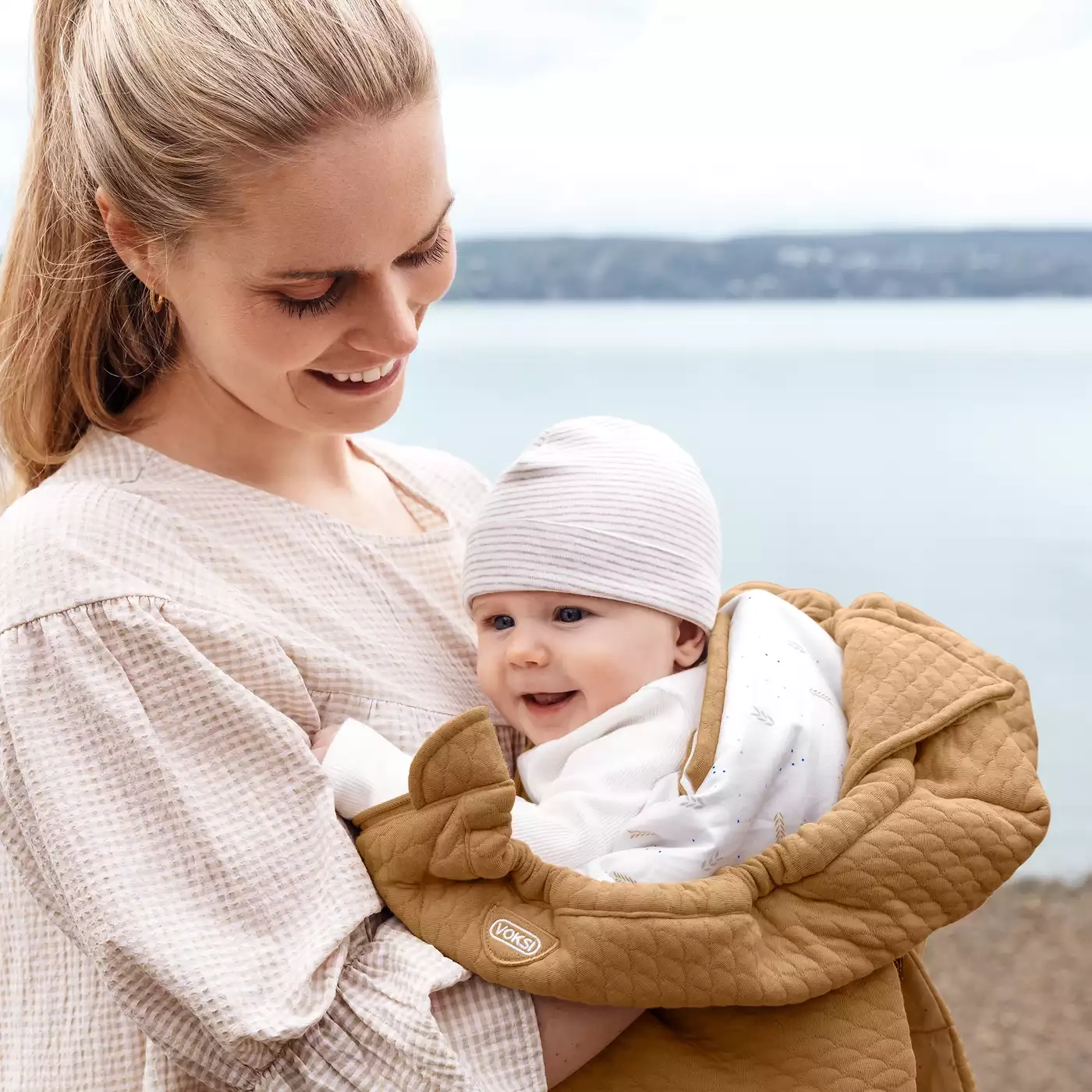 Fußsäcke & Decken, VOKSI, Beige – Produktansicht