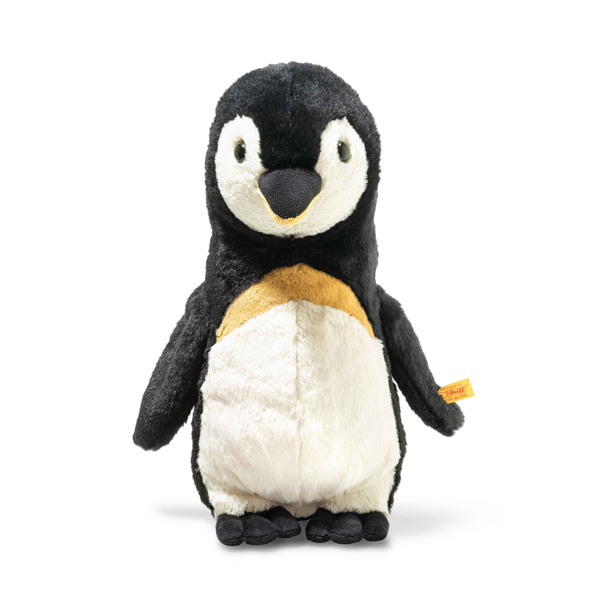 Kuscheltiere, Steiff, Schwarz – Besonderheit: Pinguin zum Kuscheln und Spielen