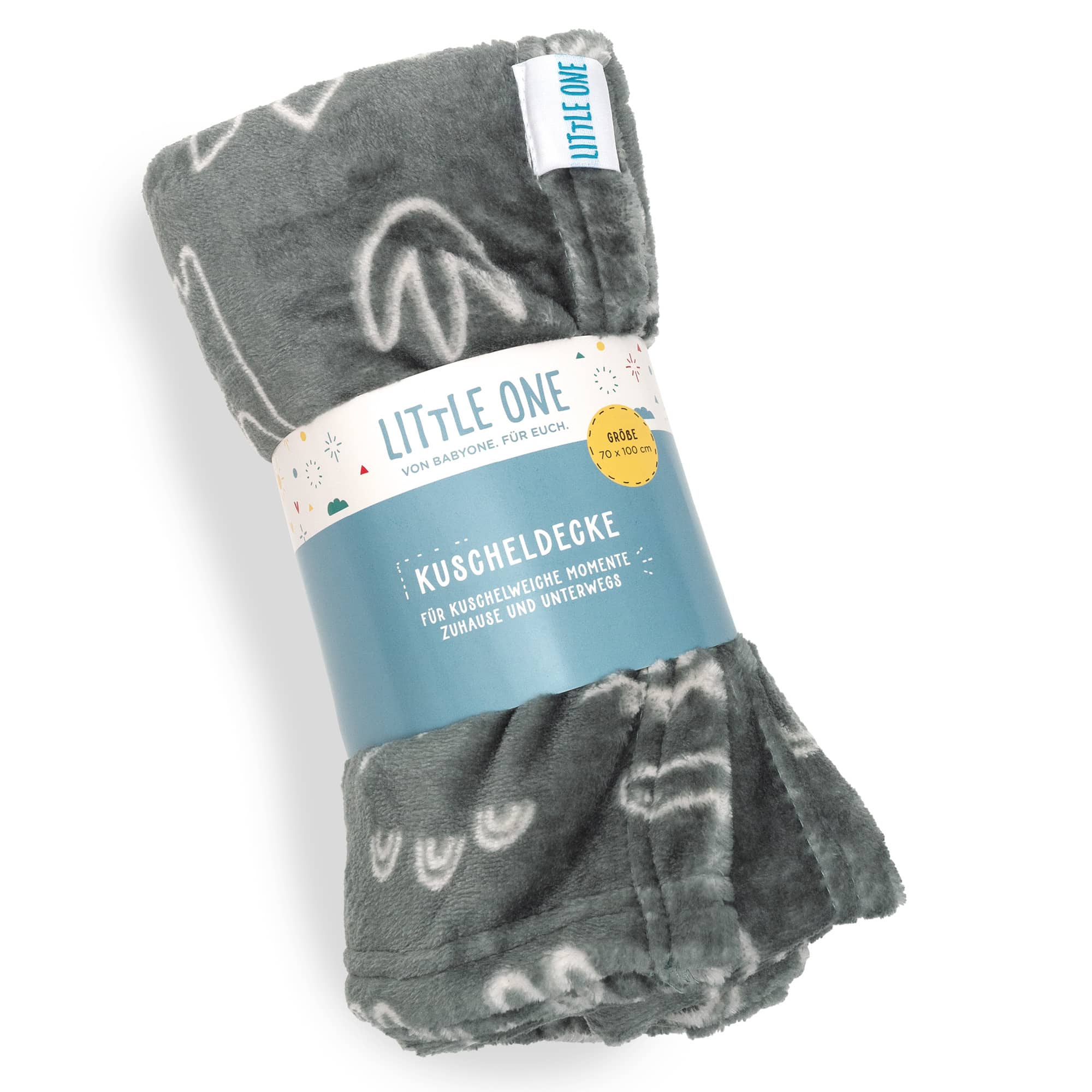 Kuscheldecken, LITTLE ONE, Grün – Besonderheit: kuschel weicher Mikrofaserstoff
