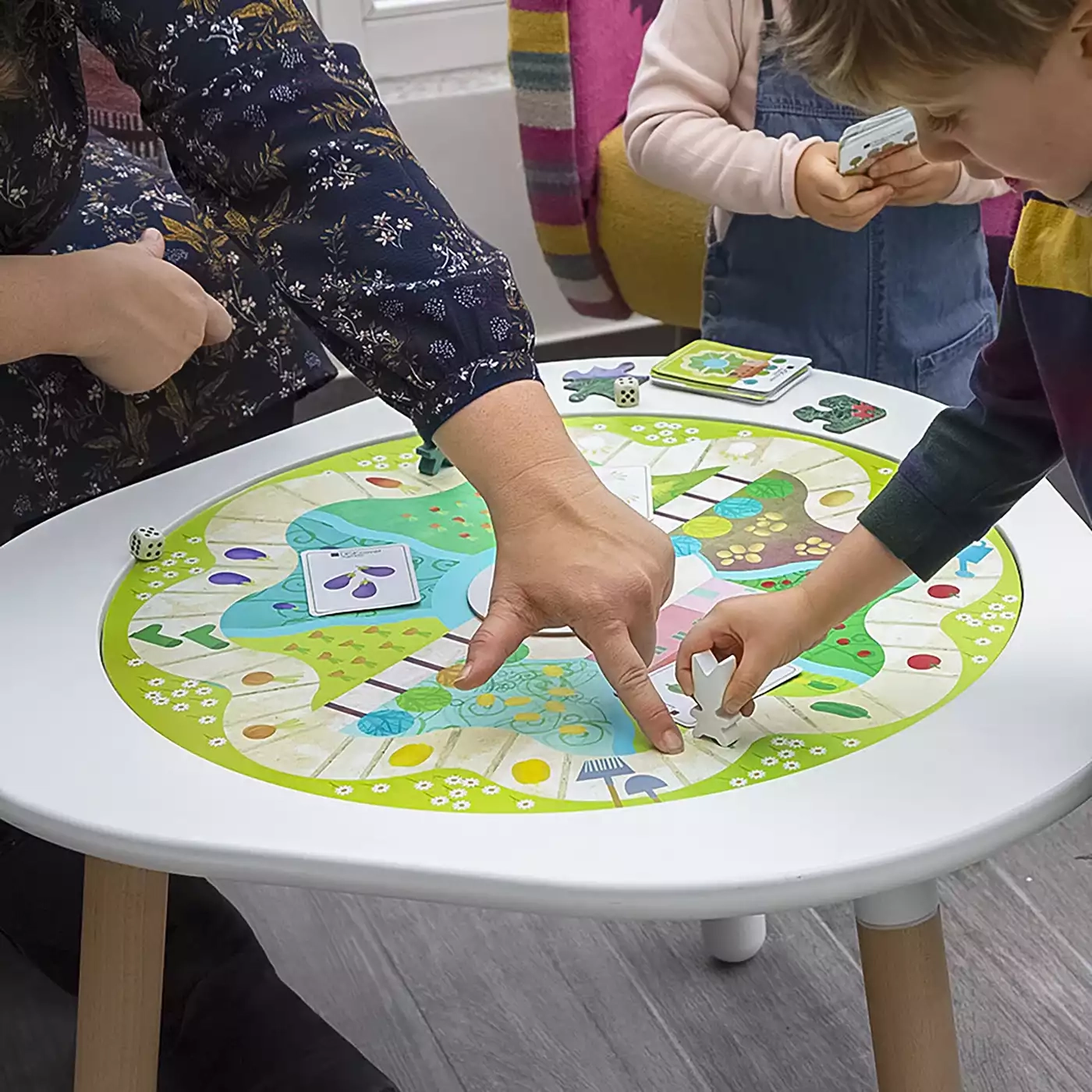 MuTable DISKcover Spielscheibe Obst & Gemüse STOKKE Grün 2000582266809 2
