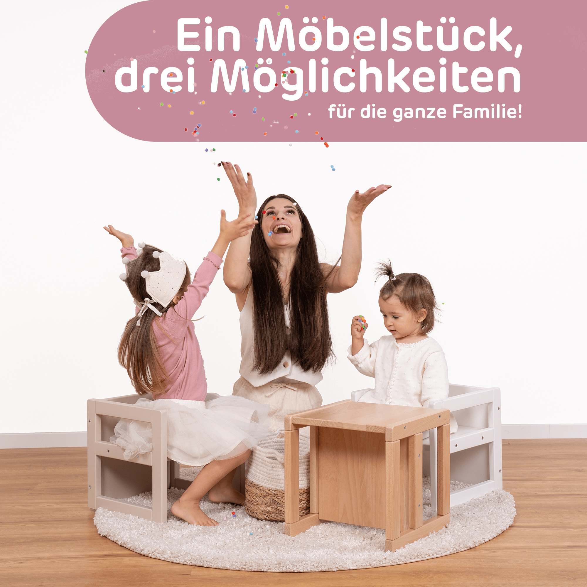 Lerntürme, babybay, Beige – Produktansicht