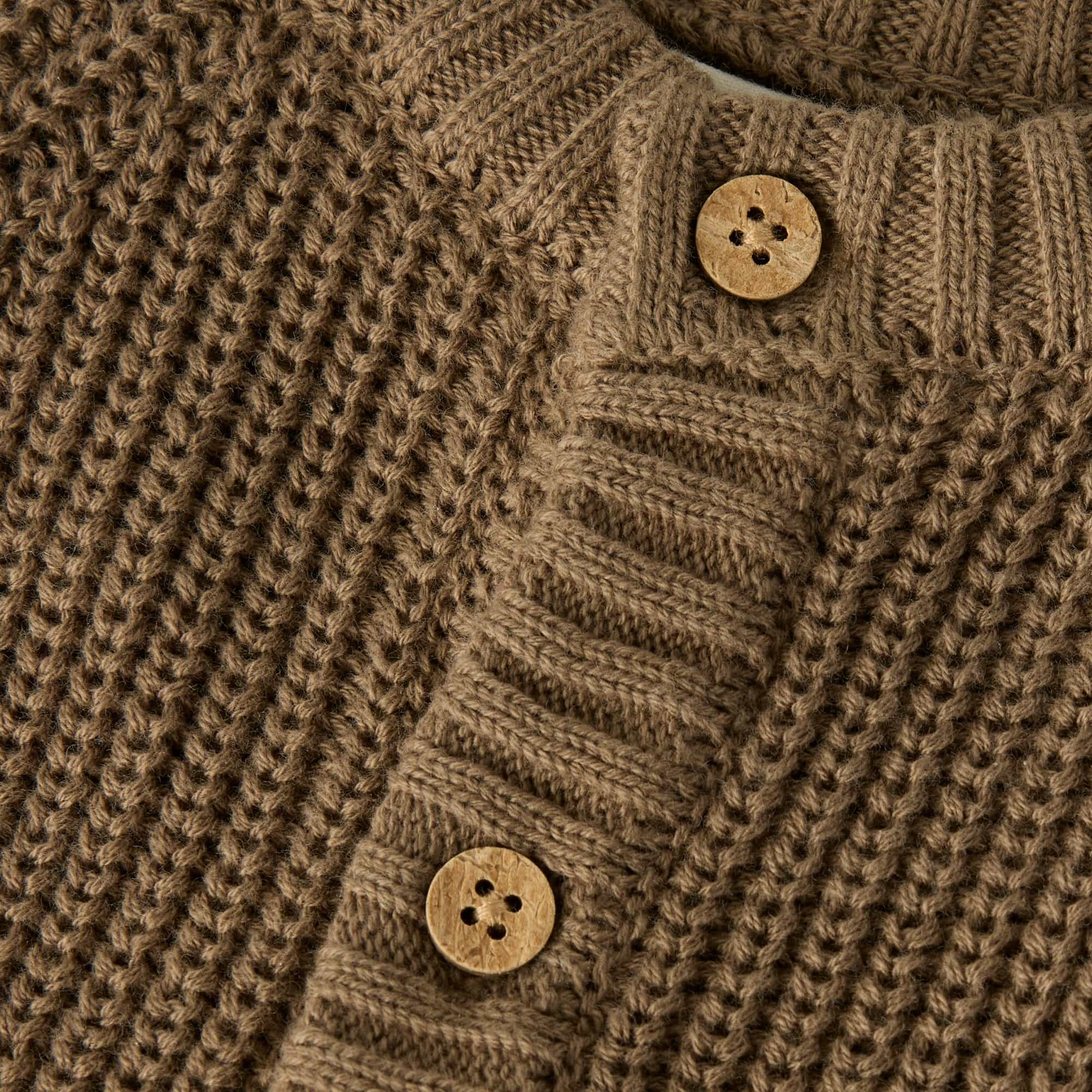 Sweat-, Fleece- & Strickjacken, Lil' Atelier, Braun – Produktansicht