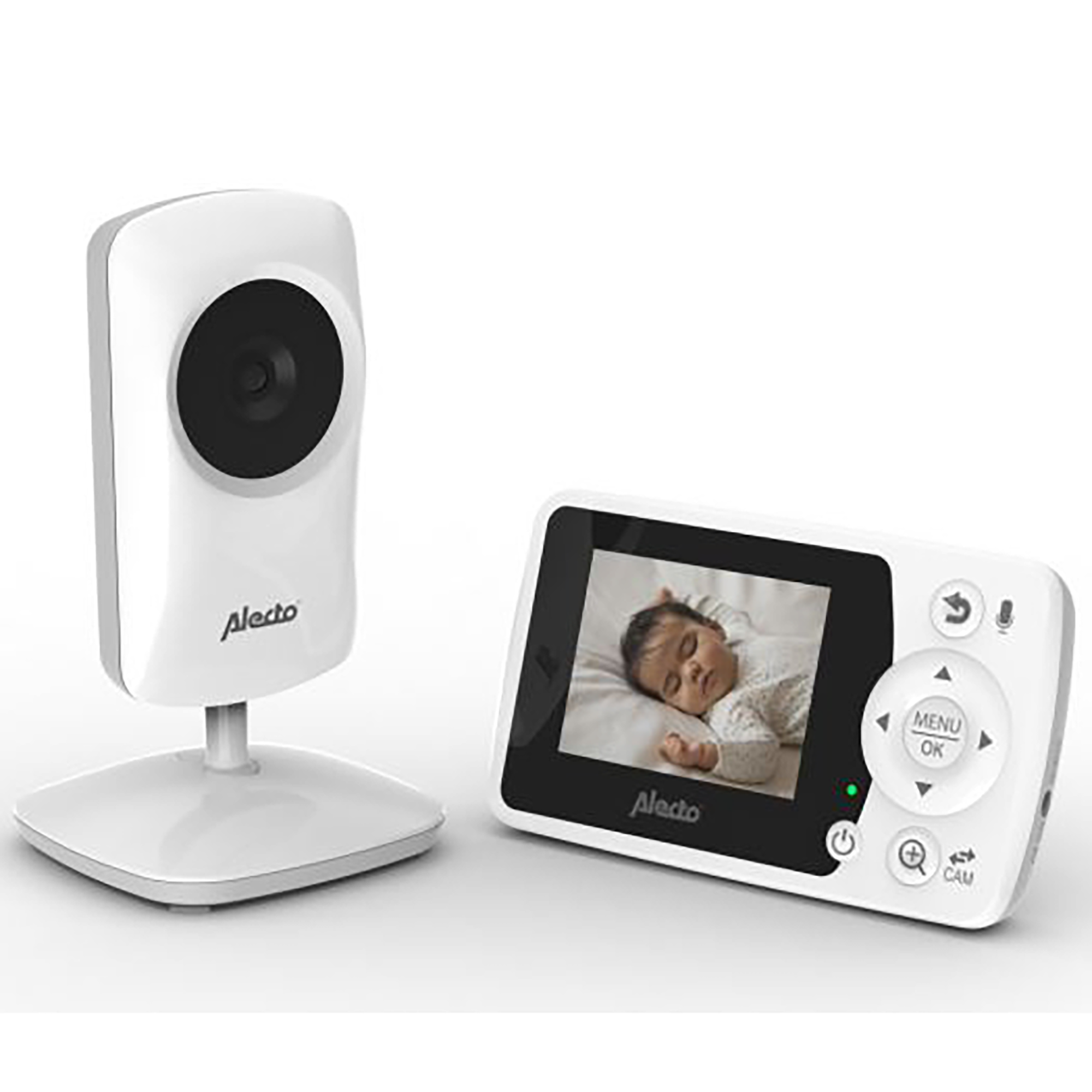 Video Babyphone, Alecto baby, Weiß – Produktansicht