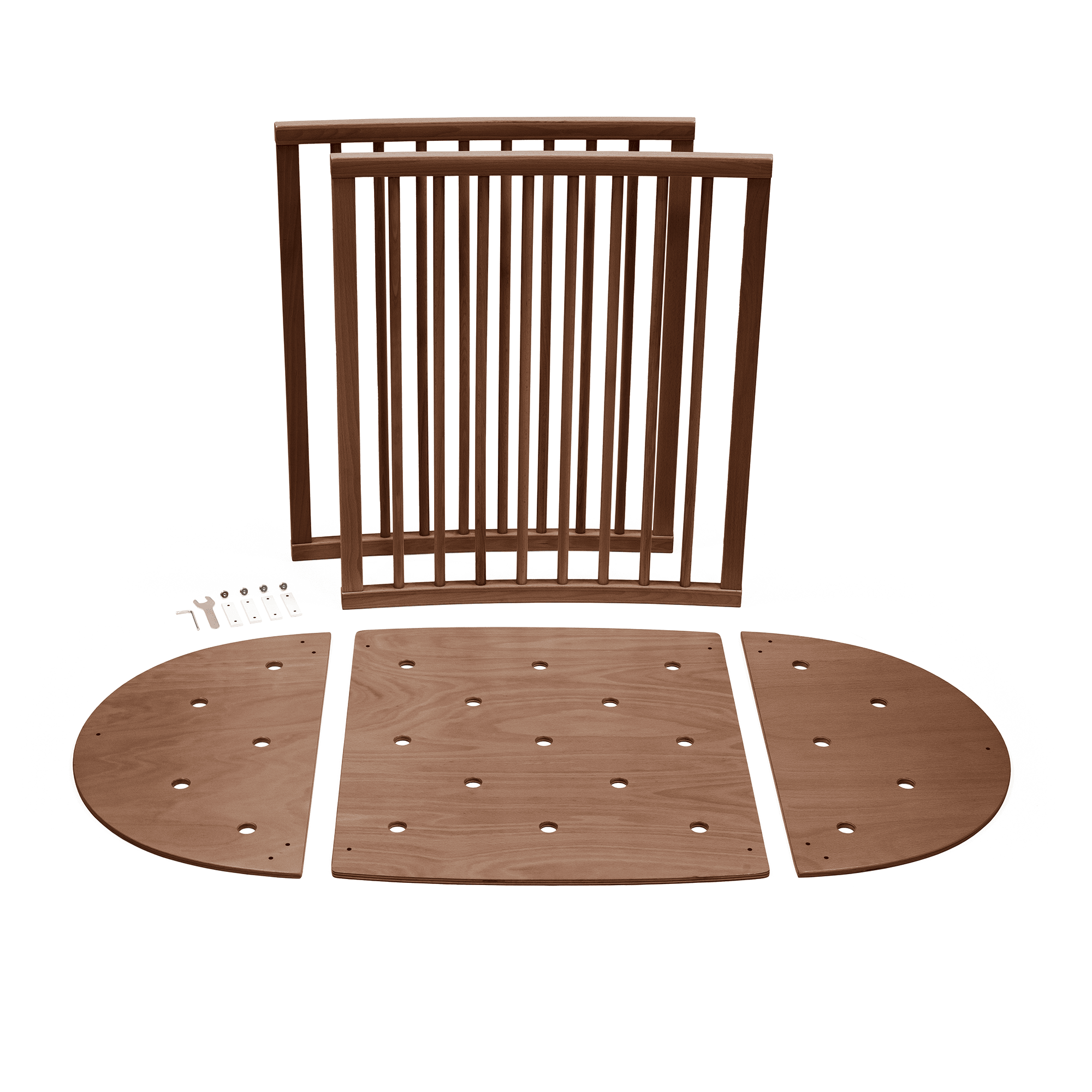 Gitterbetten, STOKKE, Braun – Produktansicht