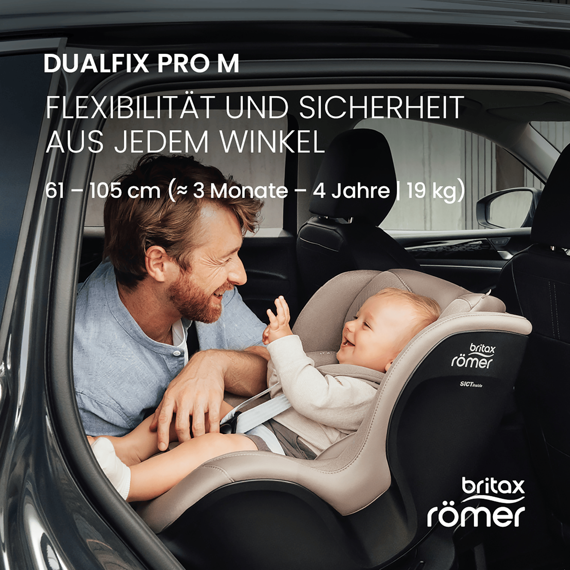 Reboarder 0-18 kg, Gruppe 0+/1, Britax Diamond, Blau – Produktansicht