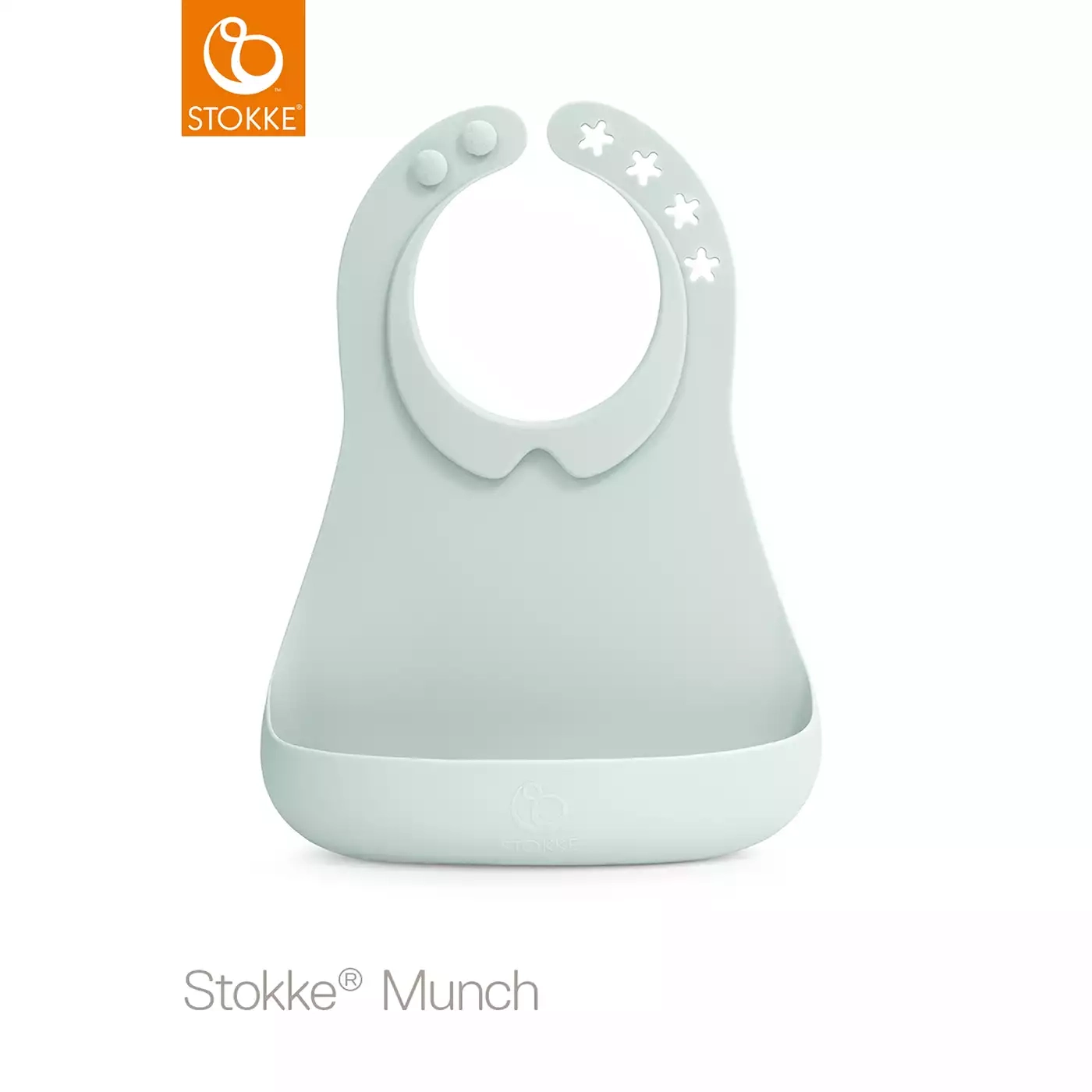 Lätzchen, STOKKE, Grün – Besonderheit: 100% lebensmittelechtes Silikon