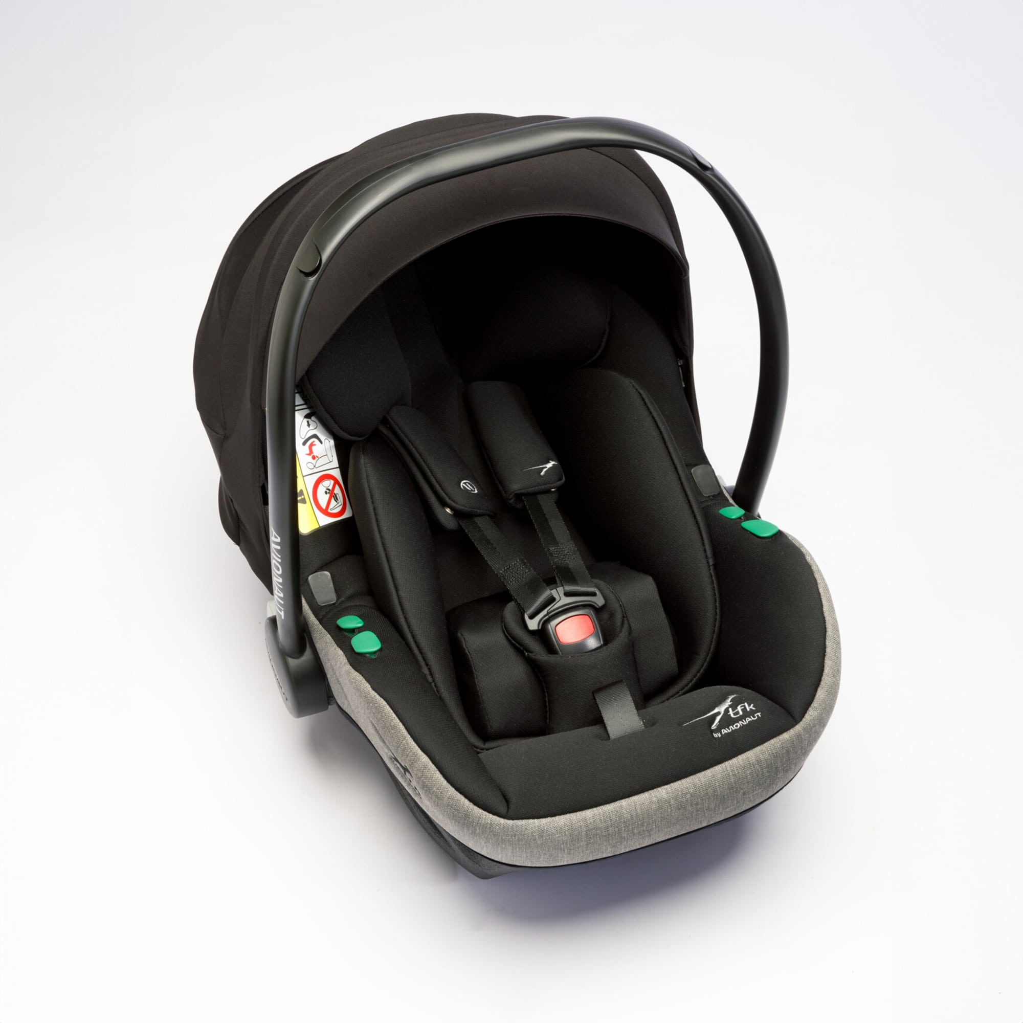 Babyschalen 0-13 kg, Gruppe 0+, tfk, Grau – Produktansicht