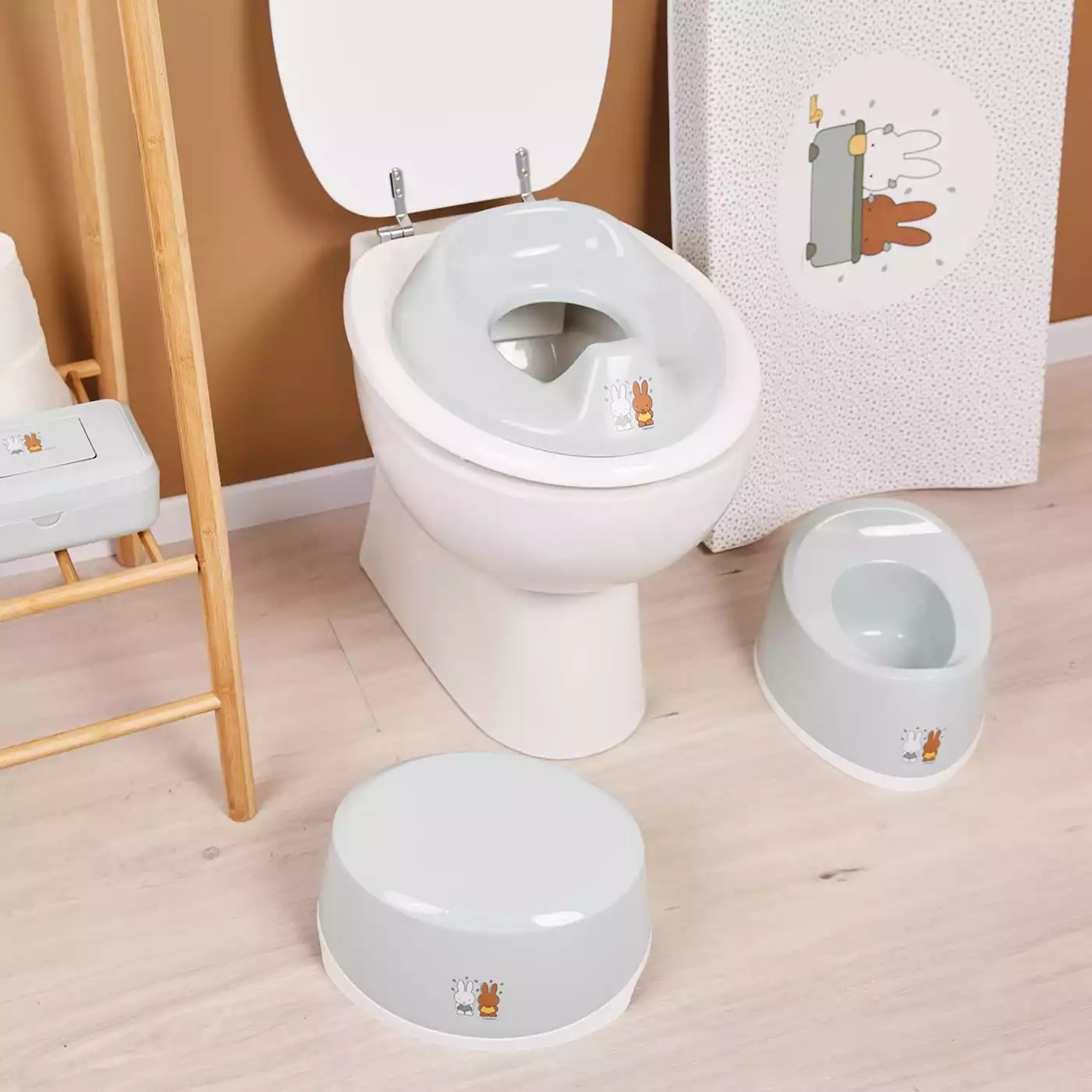 Toilettensitze, bébé-jou, Grau – Produktansicht