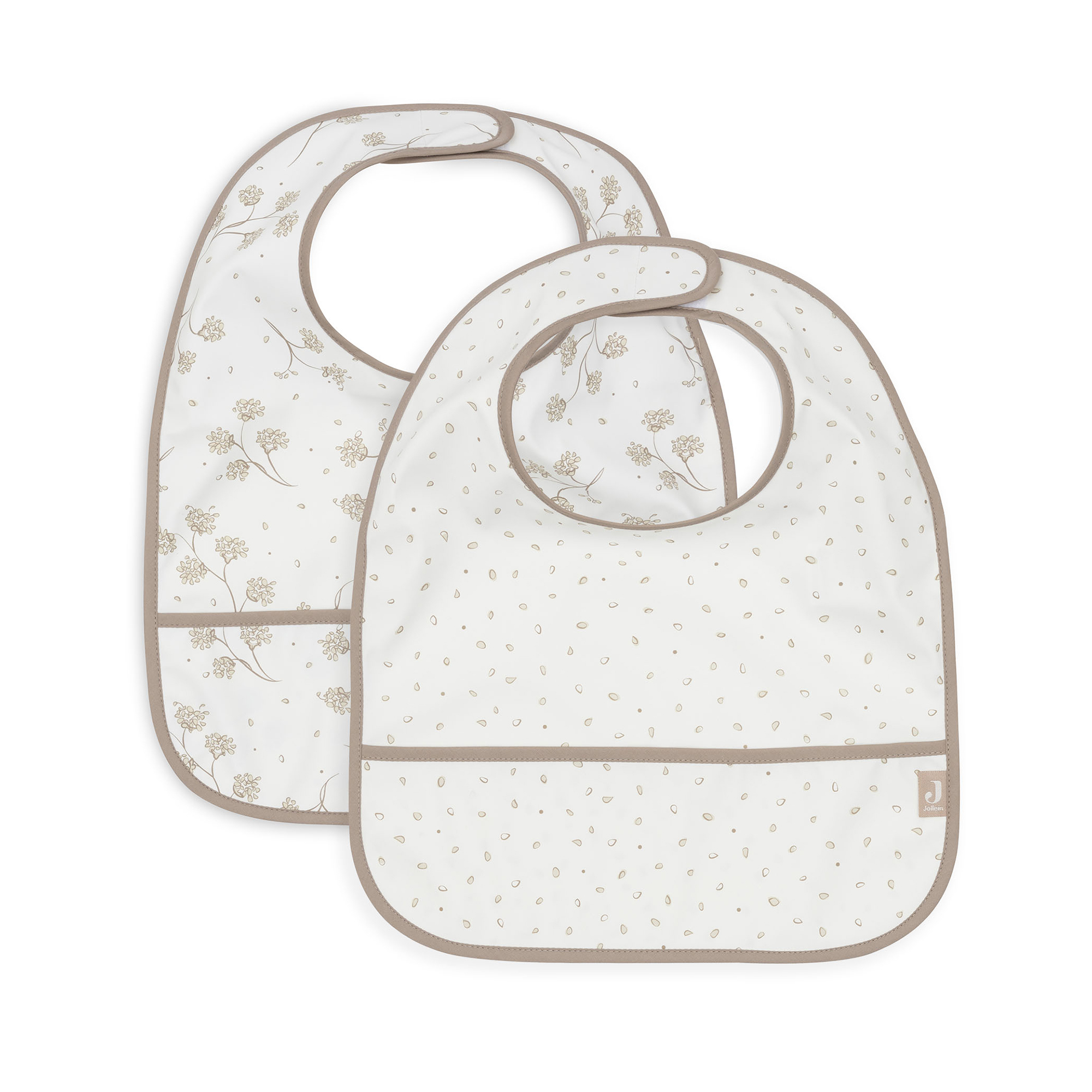 Lätzchen, jollein, Beige – Besonderheit: wasserdichtes Material