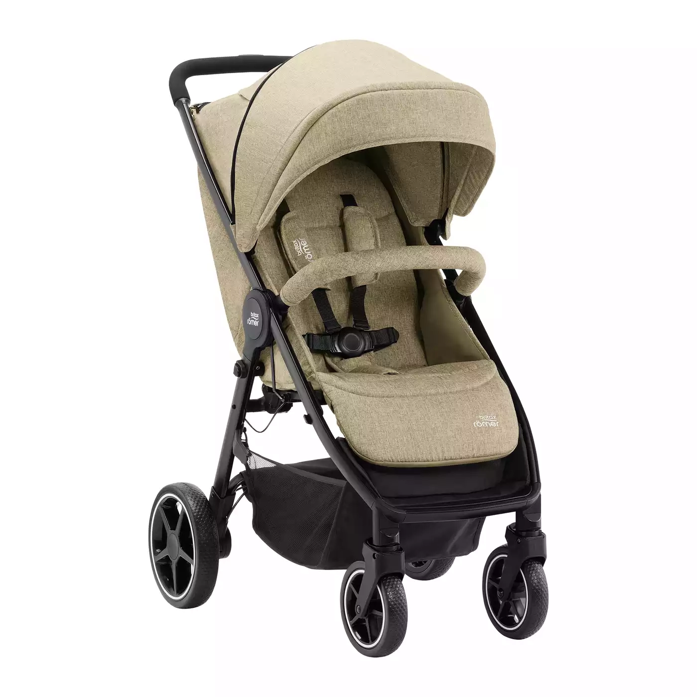 Reisebuggys, Britax Römer, Beige – Besonderheit: inkl. Regenverdeck und Getränkehalter