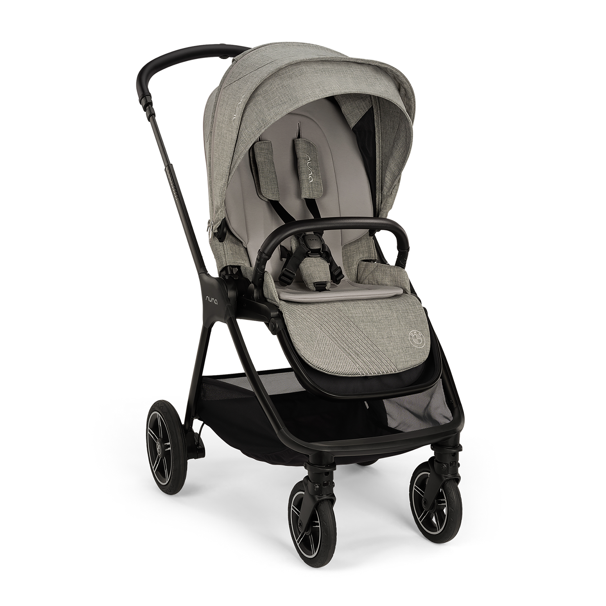 Kombi-Kinderwagen, nuna, Grau – Produktansicht