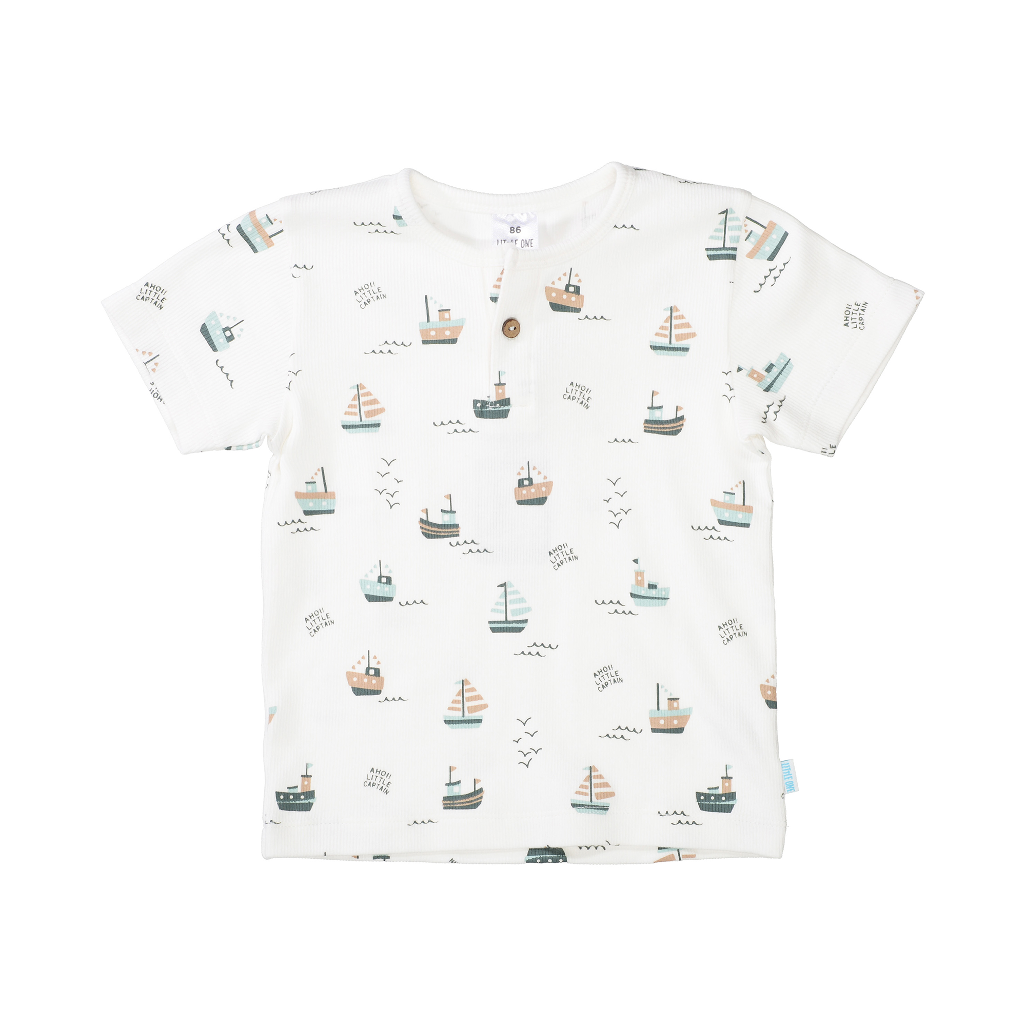 T-Shirt Boote LITTLE ONE Weiß M2000585807603 1