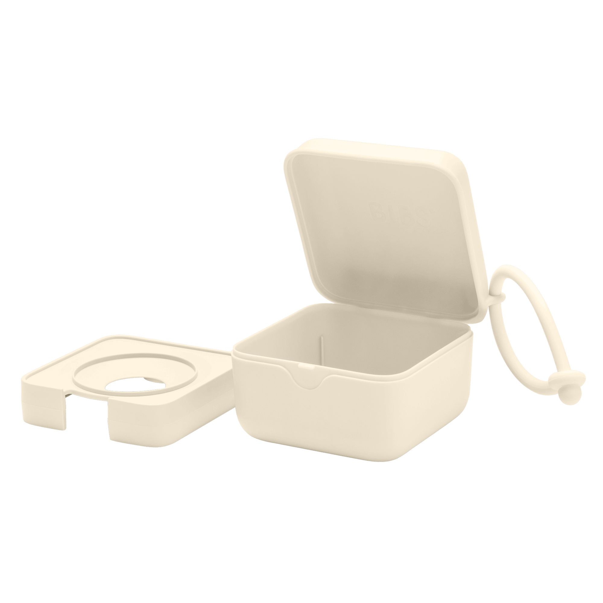 Schnullerboxen, BIBS, Beige – Produktansicht
