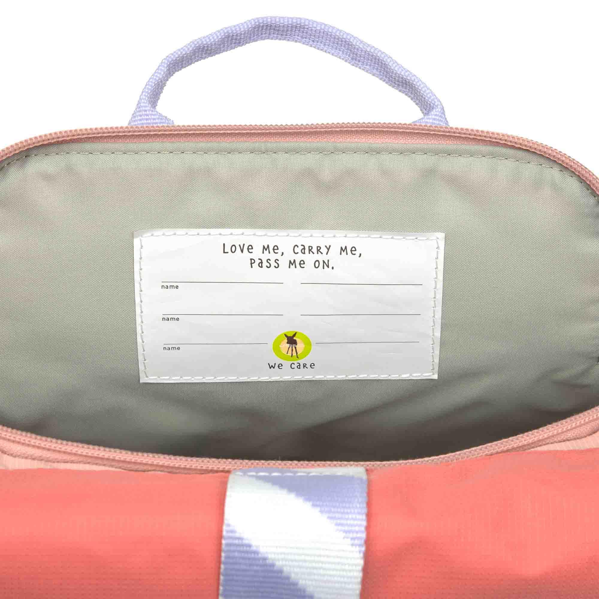 Kinderrucksäcke, LÄSSIG, Pink – Produktansicht