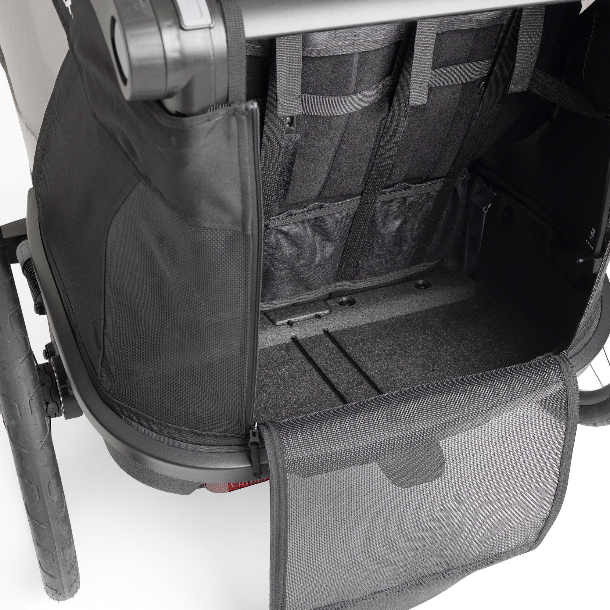 Fahrradanhänger, hamax, Schwarz – Produktansicht