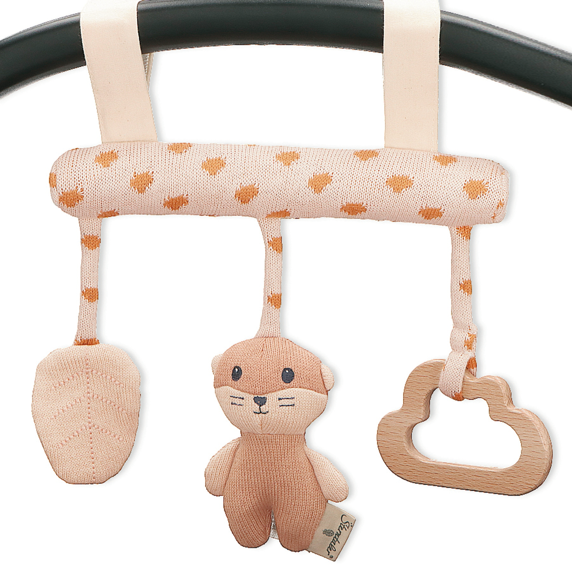 Kinderwagenketten, Sterntaler, Weiß – Produktansicht