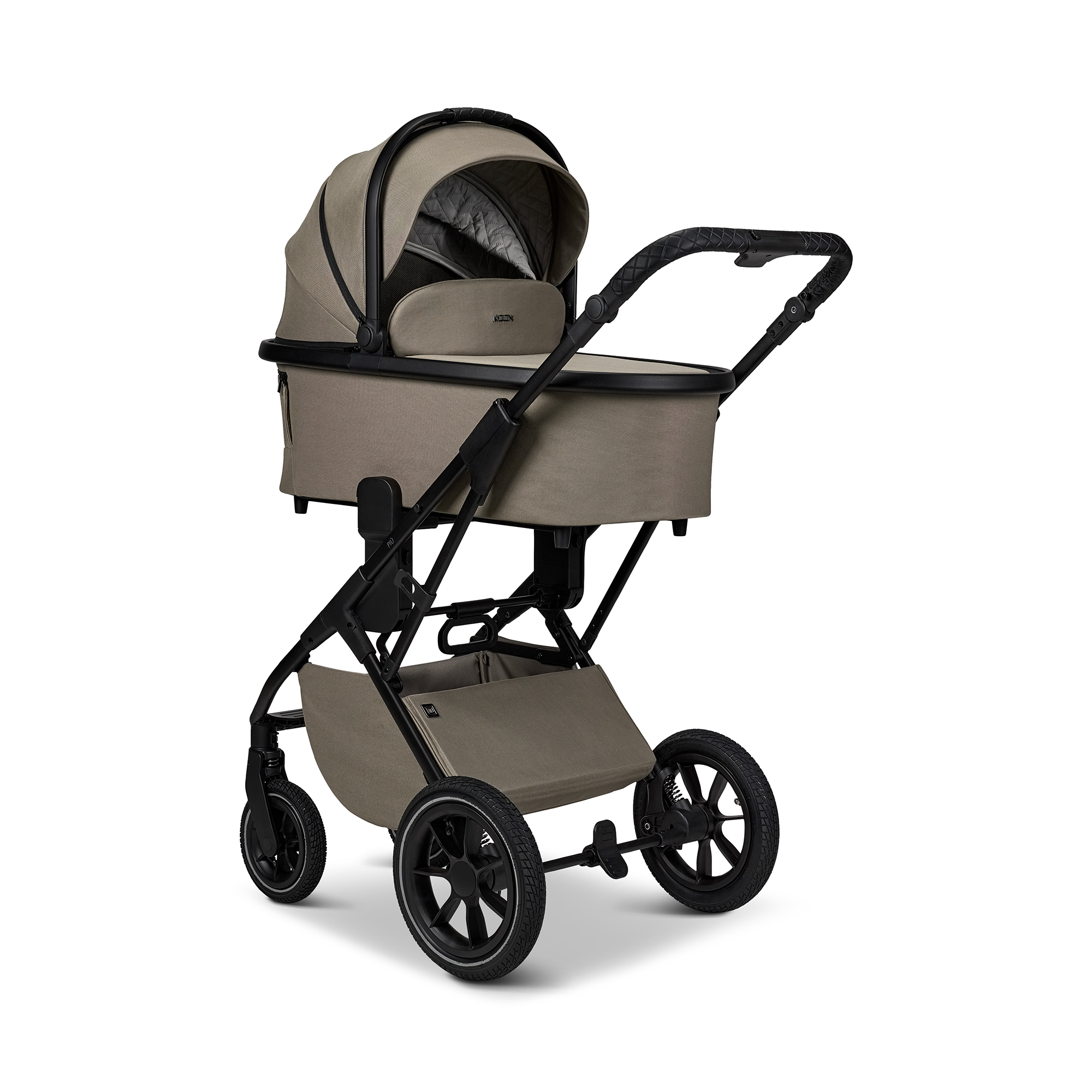 Kombi-Kinderwagen, MOON, Beige – Produktansicht