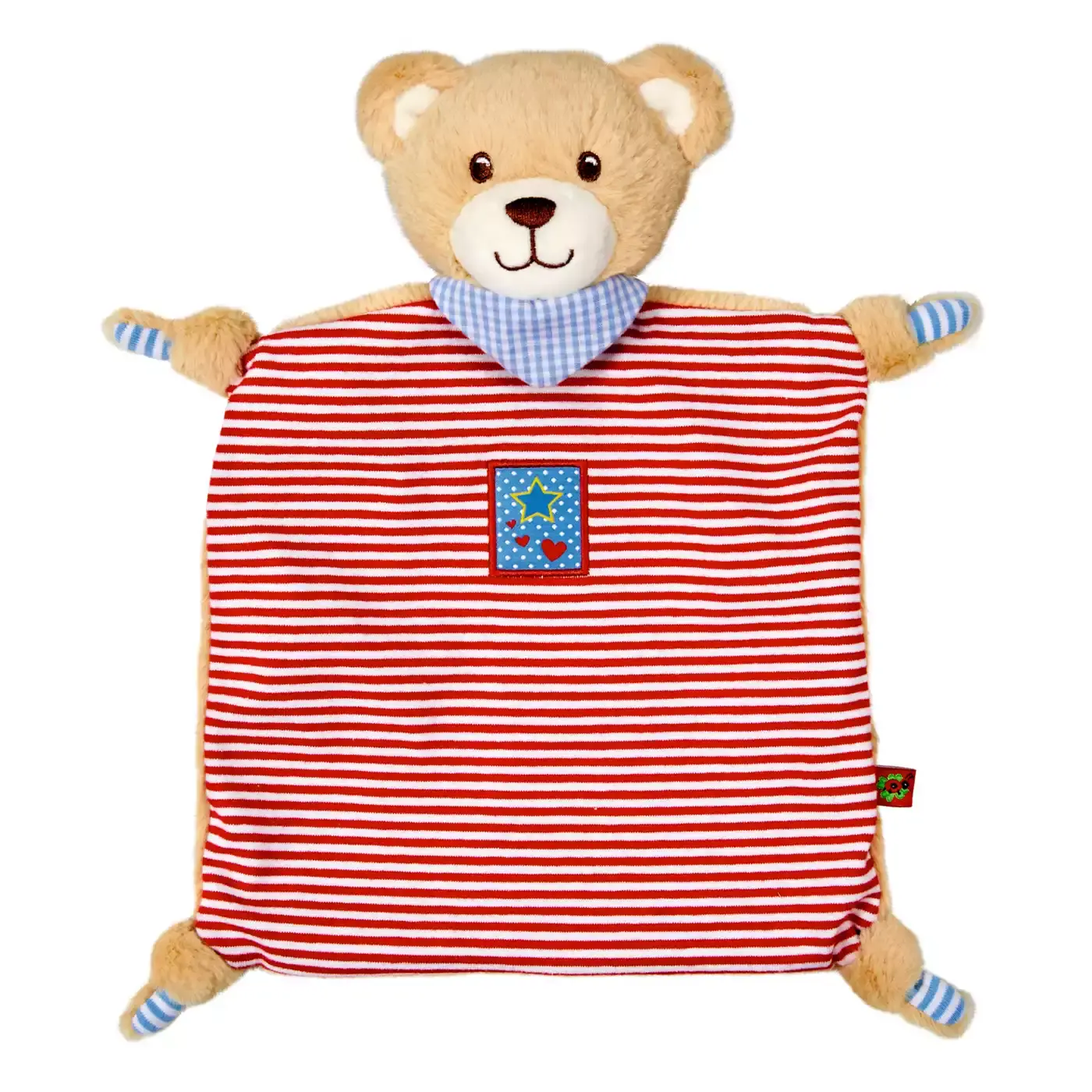 Schnuffeltuch Teddy BabyGlück DIE SPIEGELBURG Rot 2000580147506 3