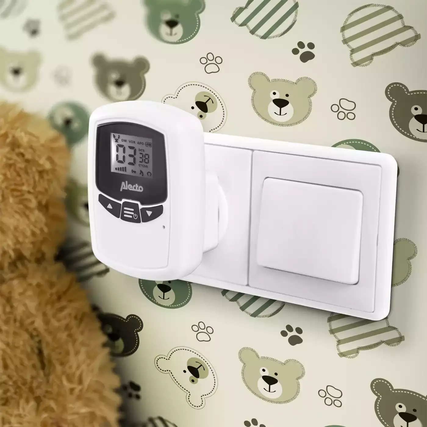 Babyphone DBX-80 Alecto baby Weiß 2000580377118 2
