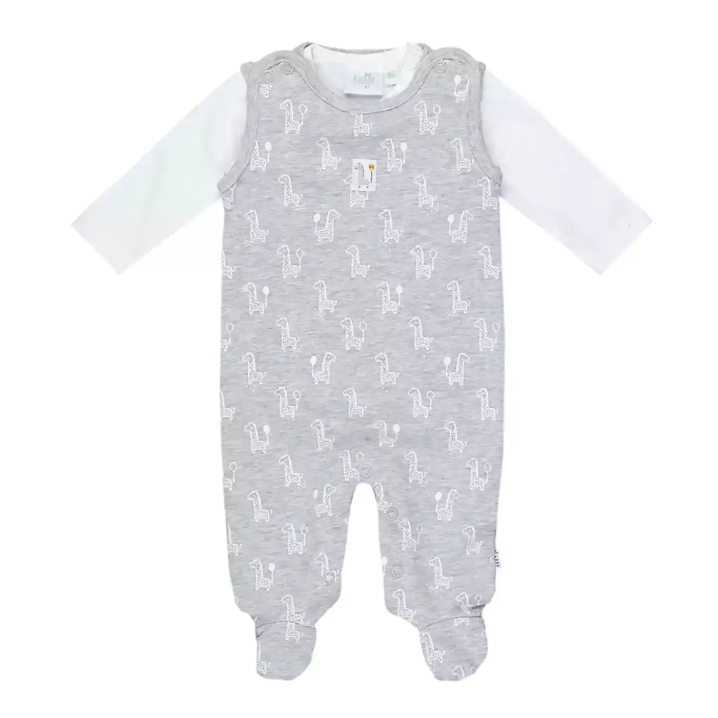 Stramplerset Giraffe FEETJE Grau Grau Weiß M2000579896705 1