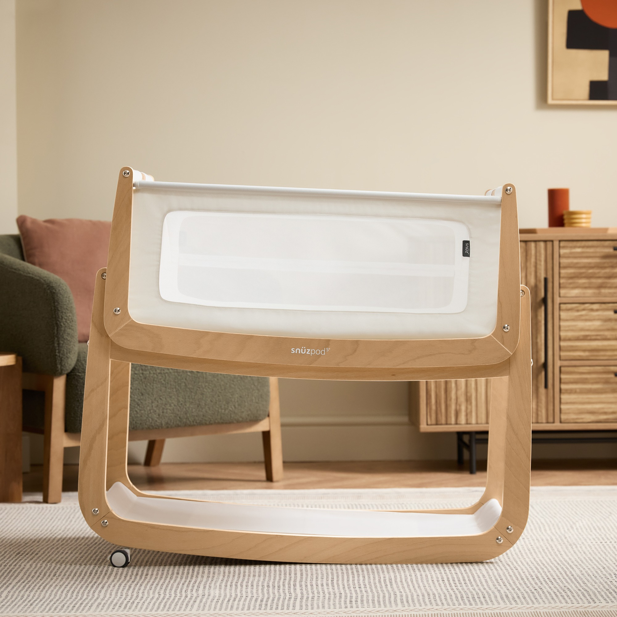 Beistellbetten, Snüz, Beige – Produktansicht