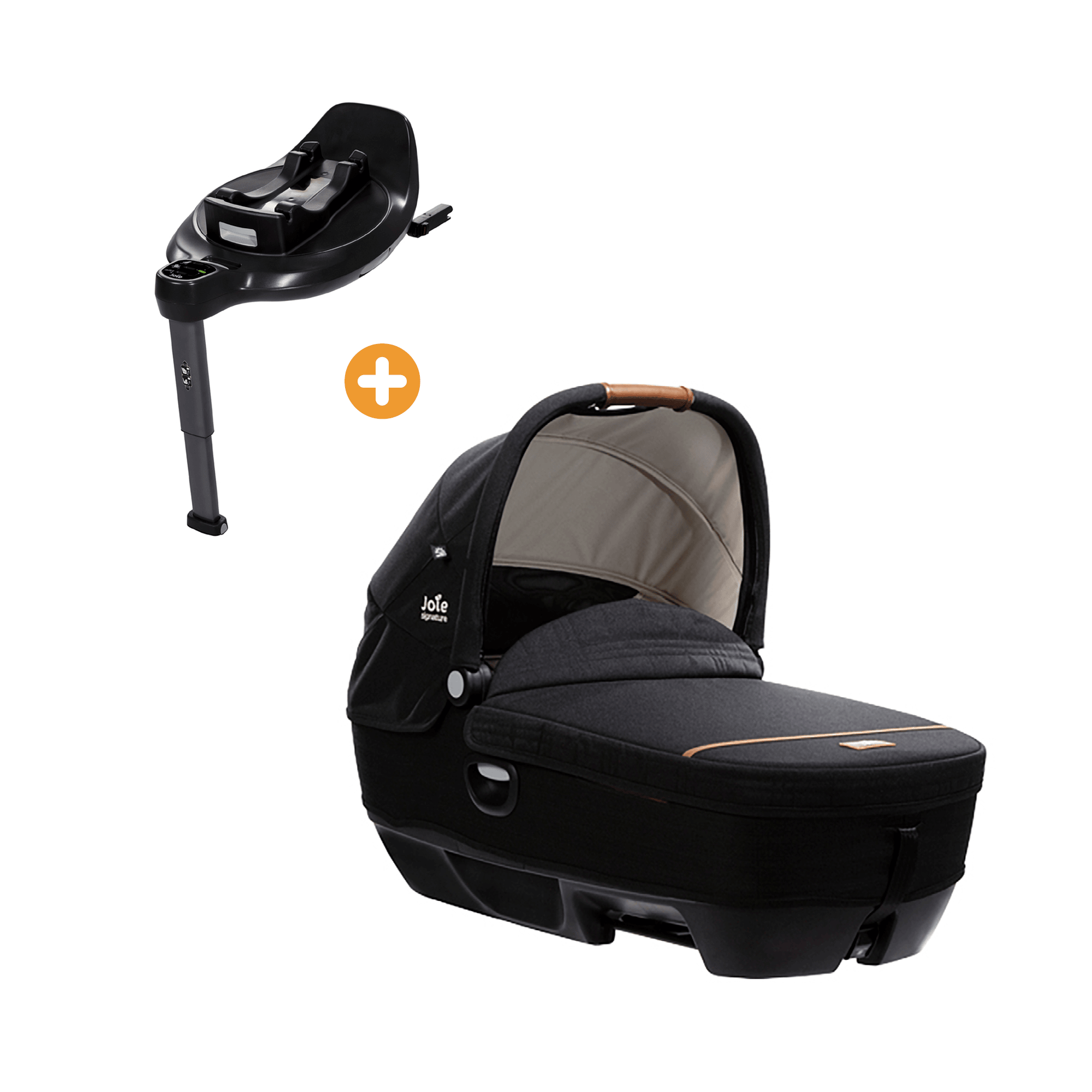 Babyschalen 0-13 kg, Gruppe 0+, Joie signature, Schwarz – Produktansicht