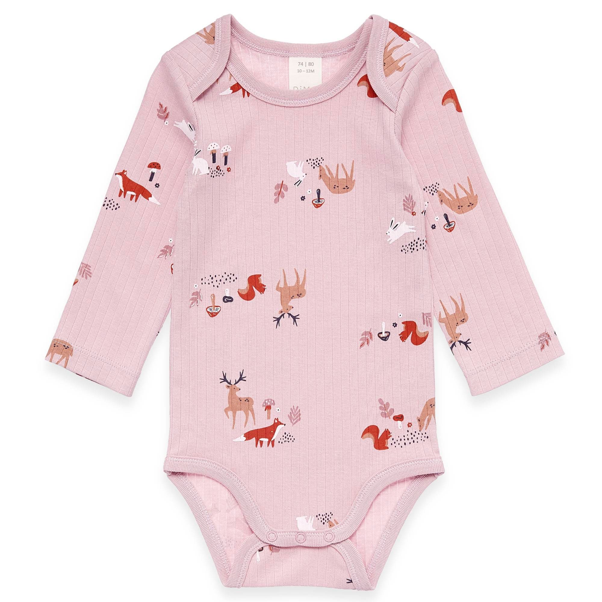 Langarmbodys, DIMO, Pink – Produktansicht