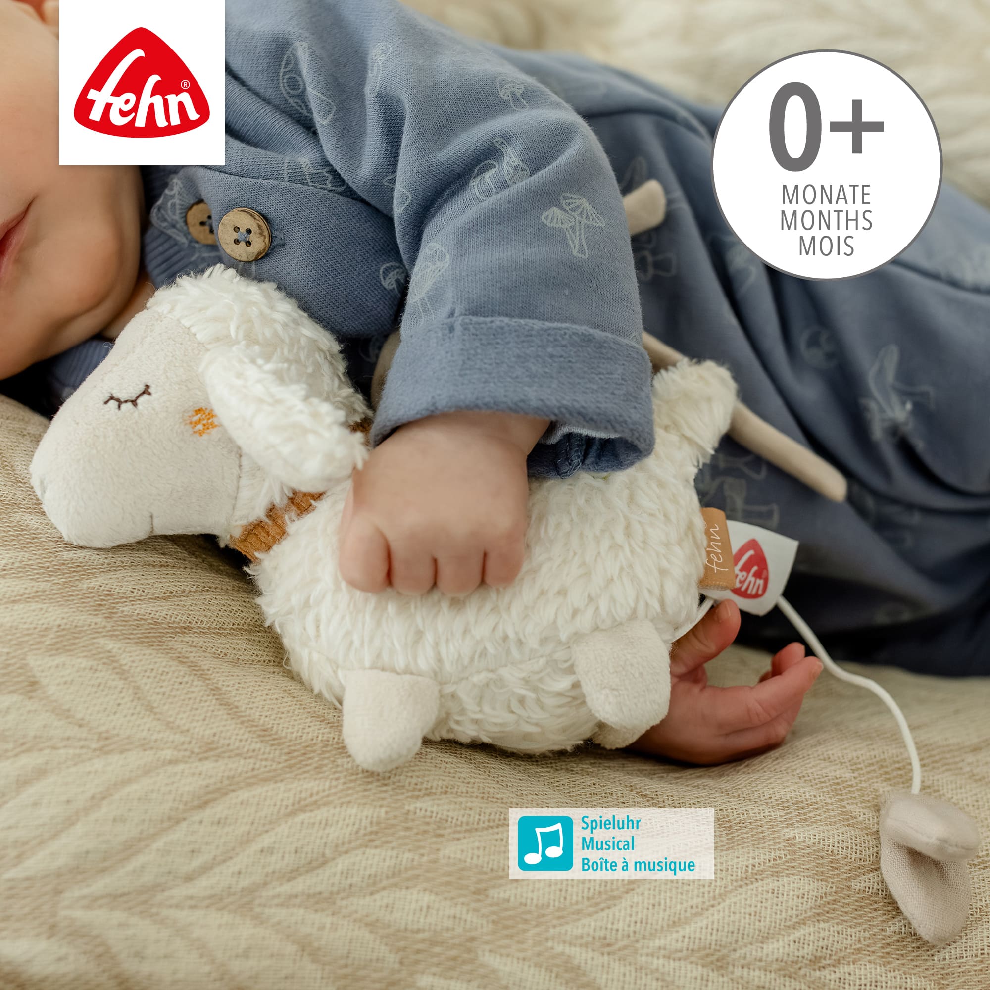 Spieluhren, fehn, Weiß – Produktansicht