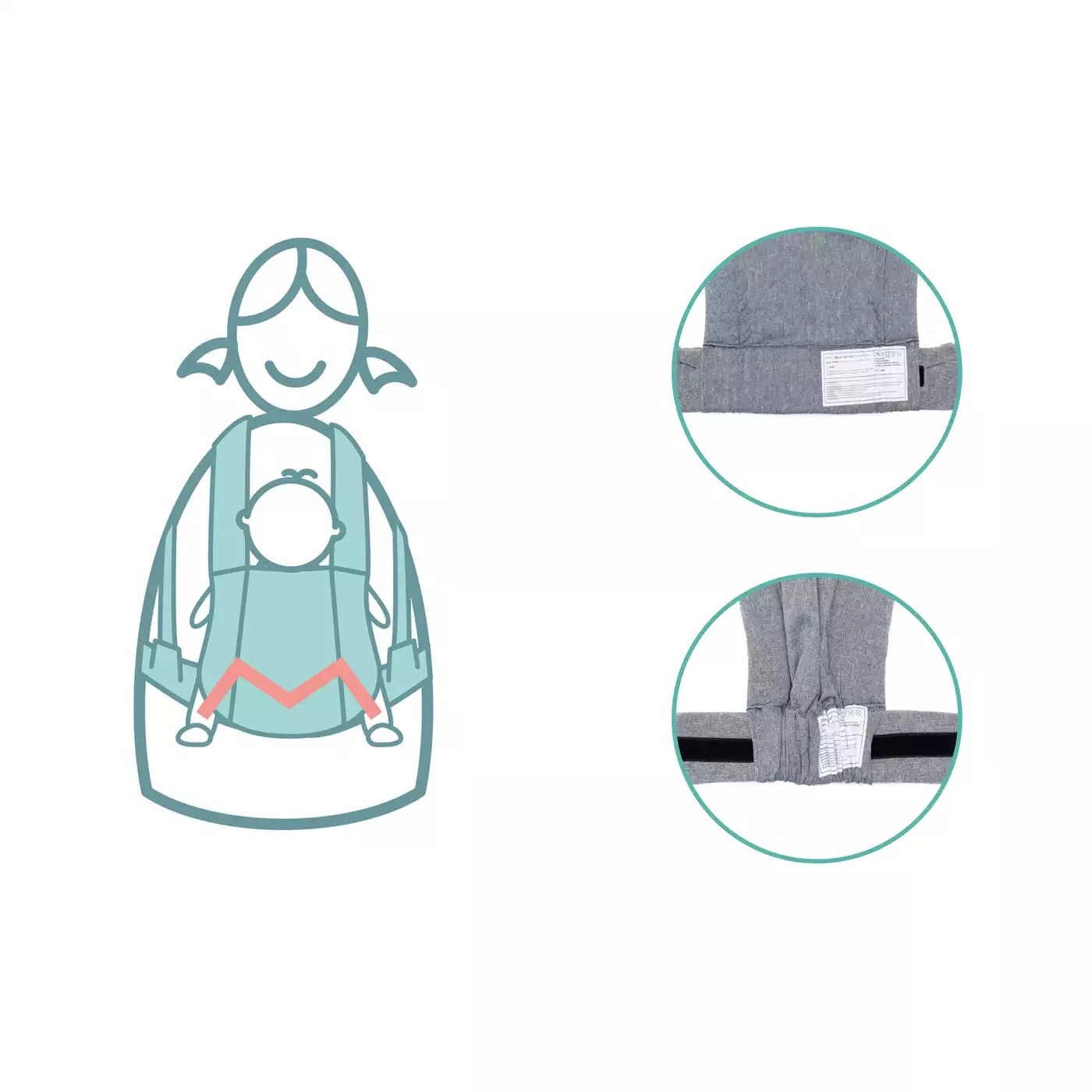 fillikid Tragen, fillikid, Blau – Produktansicht