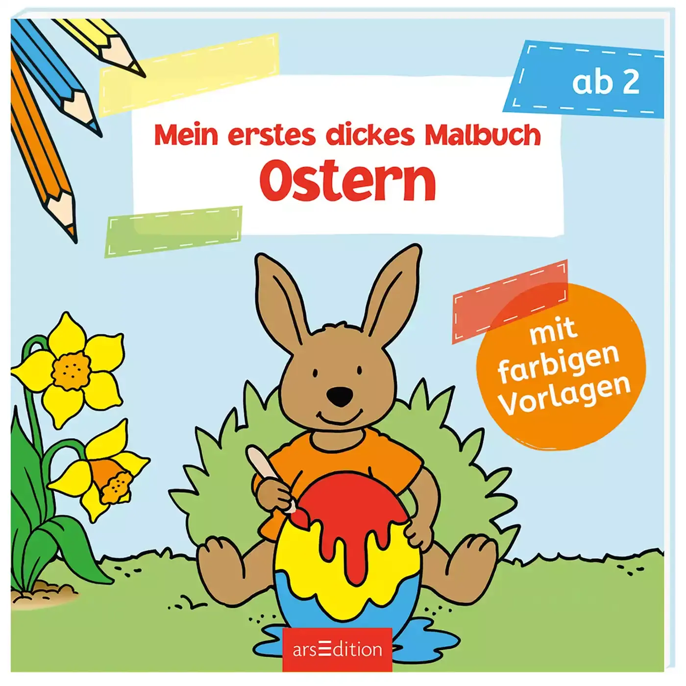 Mein erstes dickes Malbuch - Ostern arsEdition 2000578829995 3