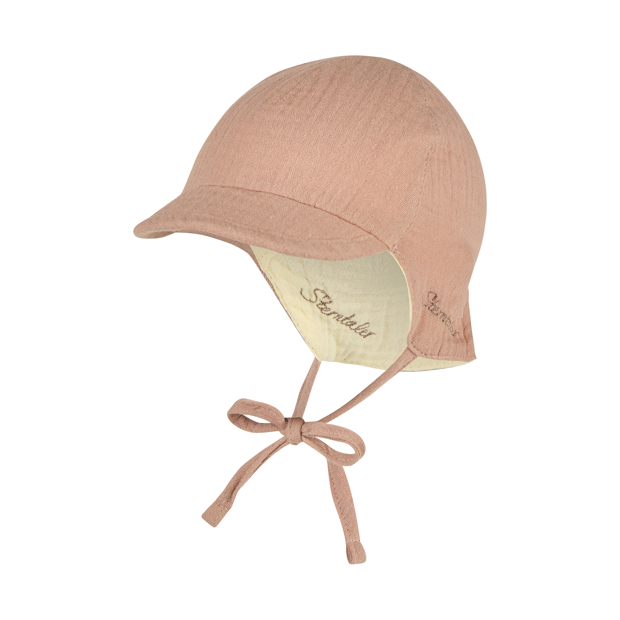 Schirmmützen, Sterntaler, Beige – Besonderheit: aus 100% Bio-Baumwolle