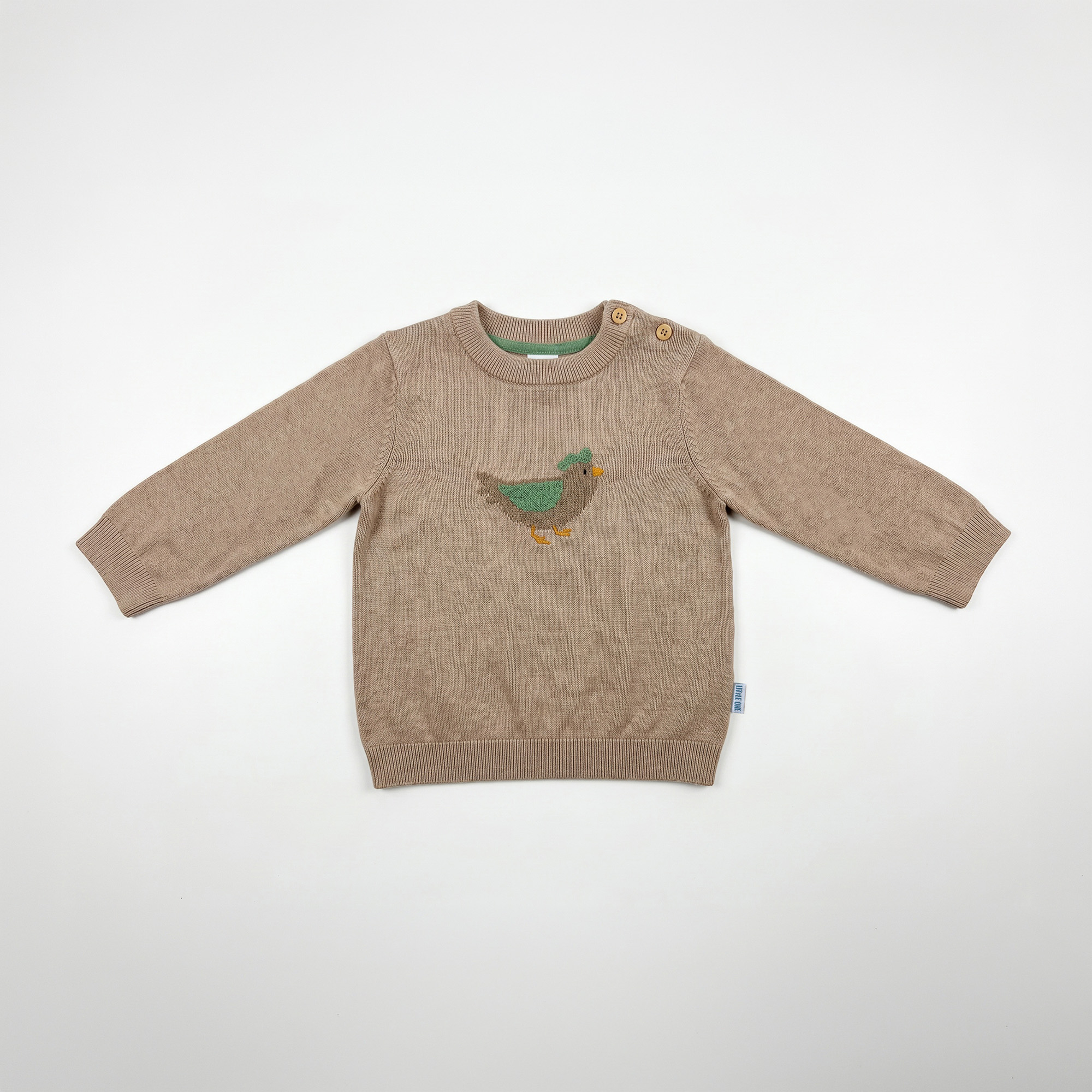 Strickpullover, LITTLE ONE, Beige – Produktansicht