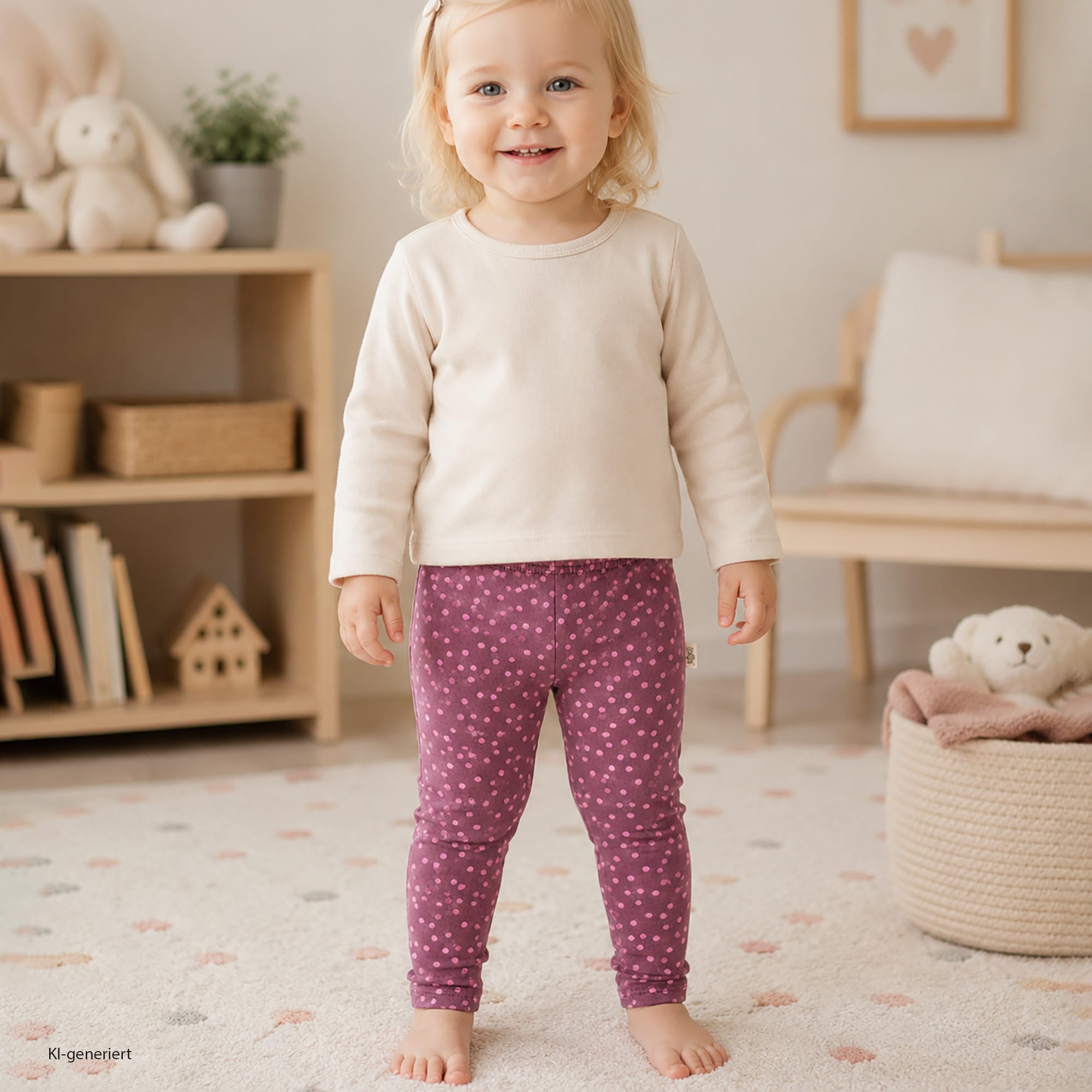 Thermoleggings, LITTLE, Pink – Produktansicht