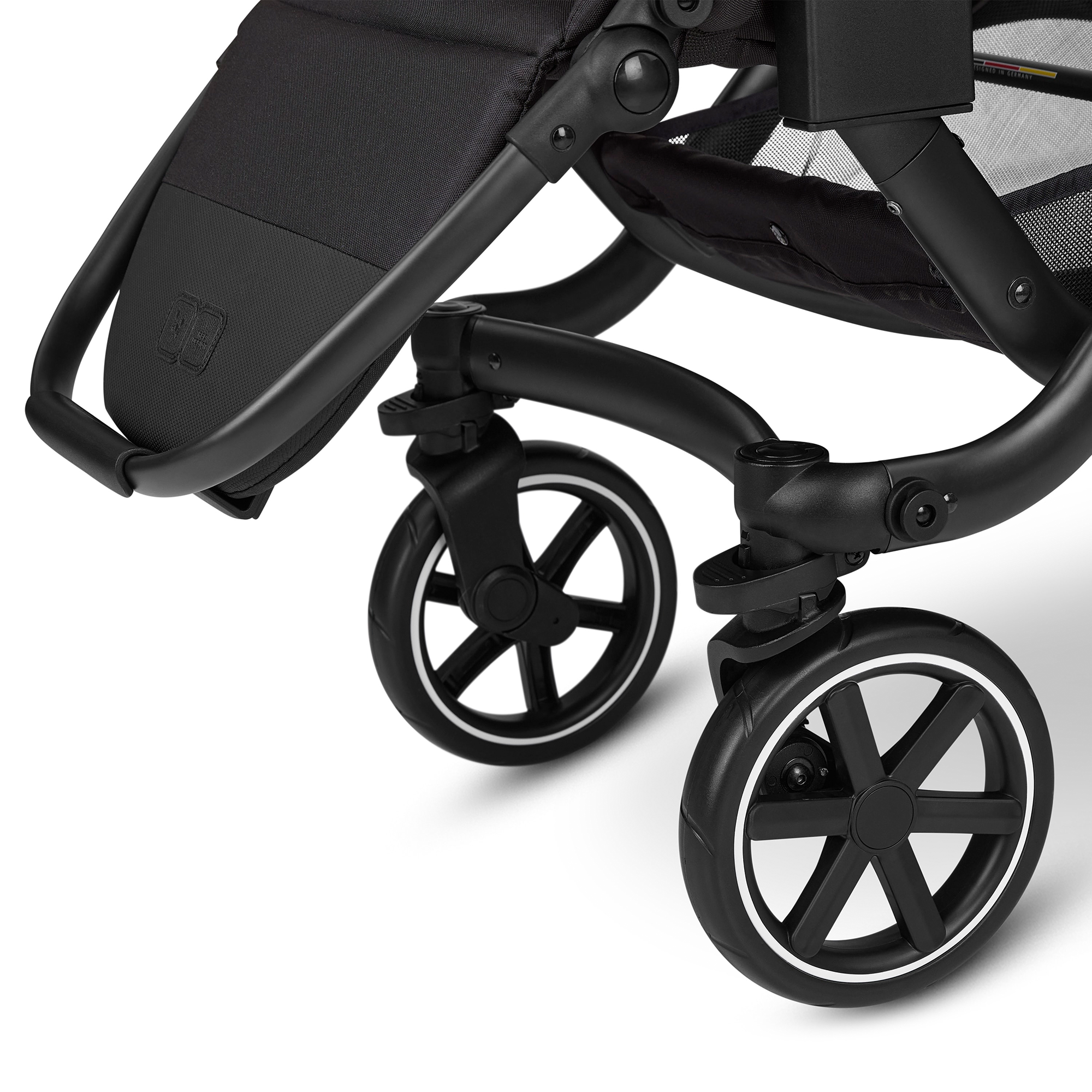 Zwillingswagen & Geschwisterwagen, ABC DESIGN, Schwarz – Produktansicht