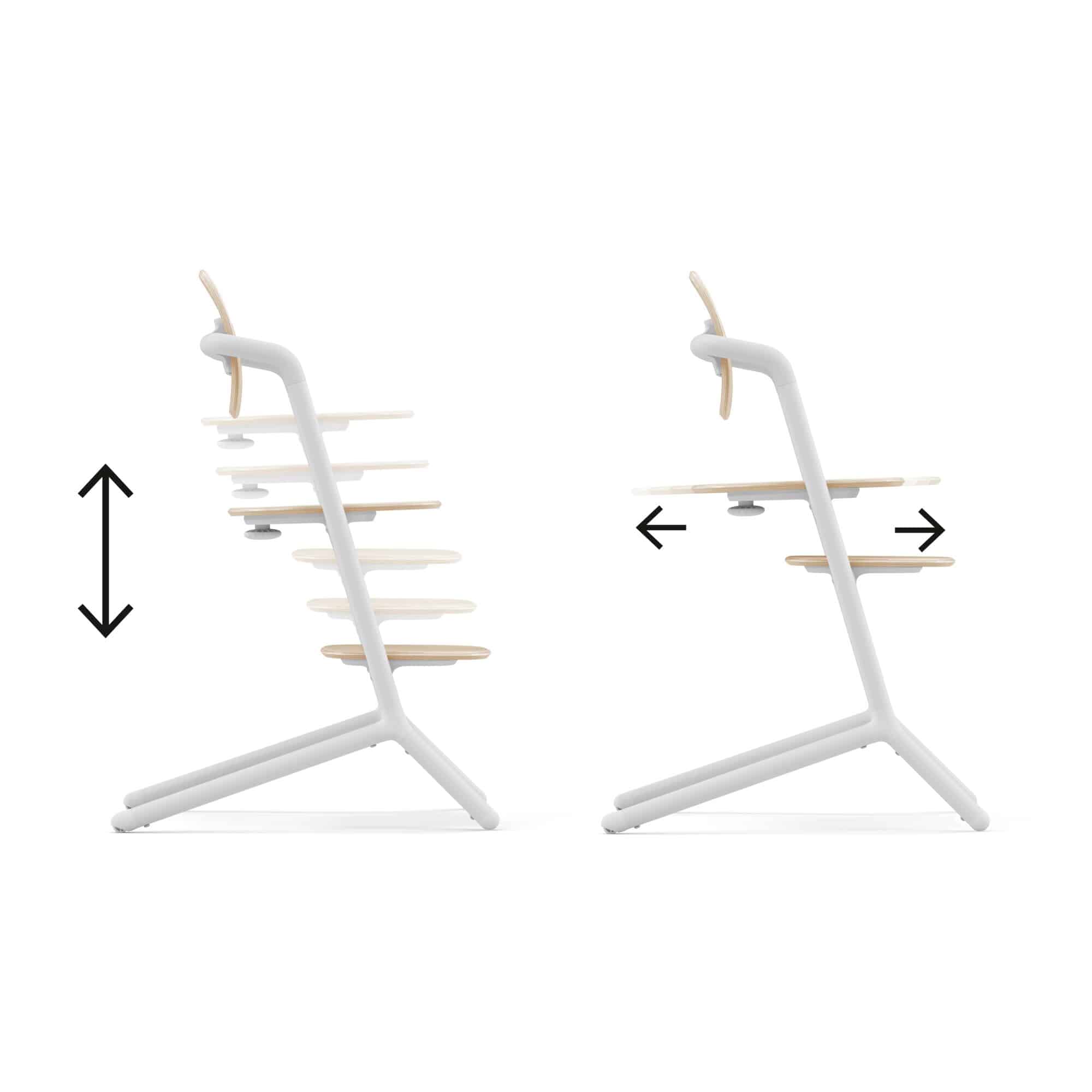 Treppenhochstühle, cybex, Weiß – Produktansicht