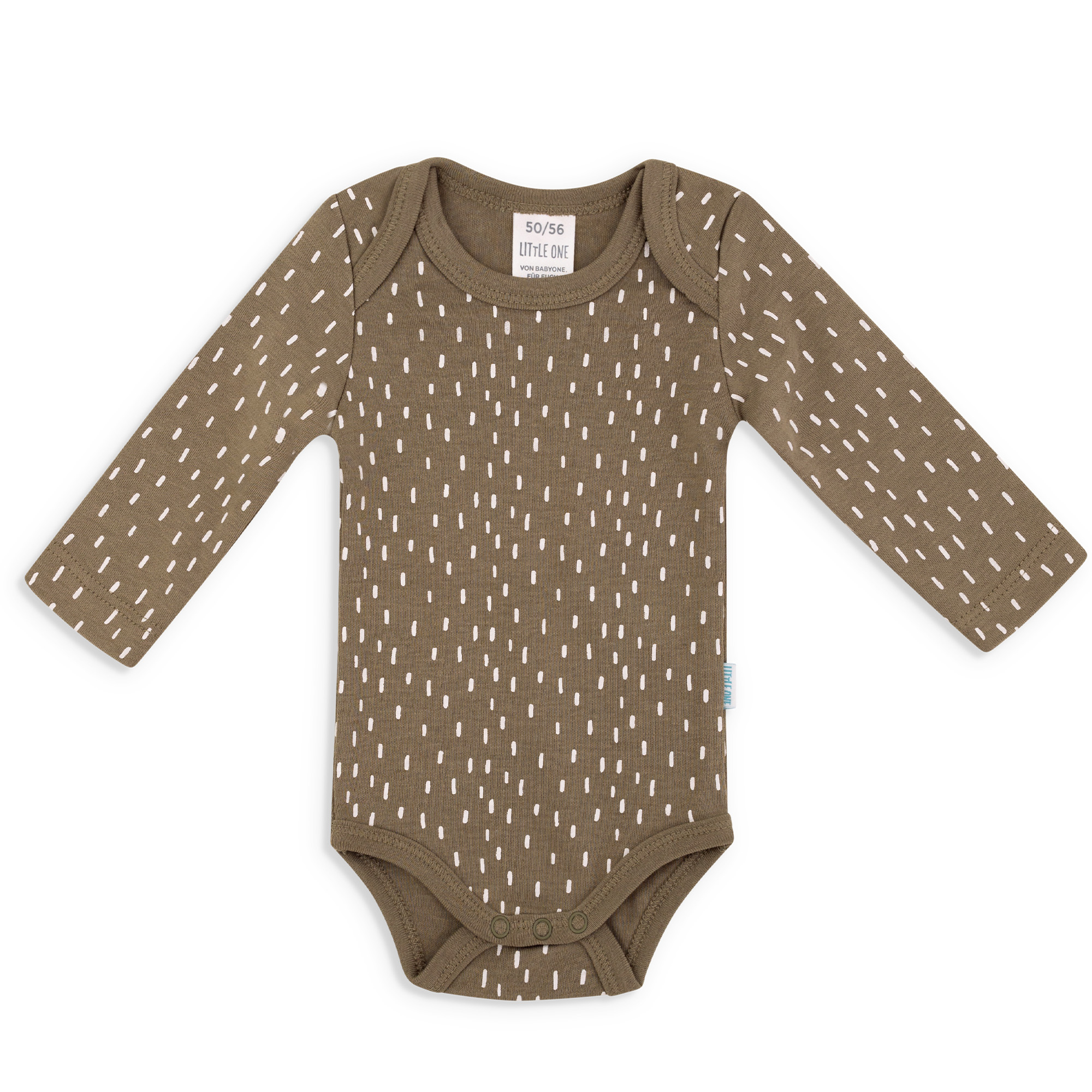 Langarmbodys, LITTLE ONE, Grün – Produktansicht