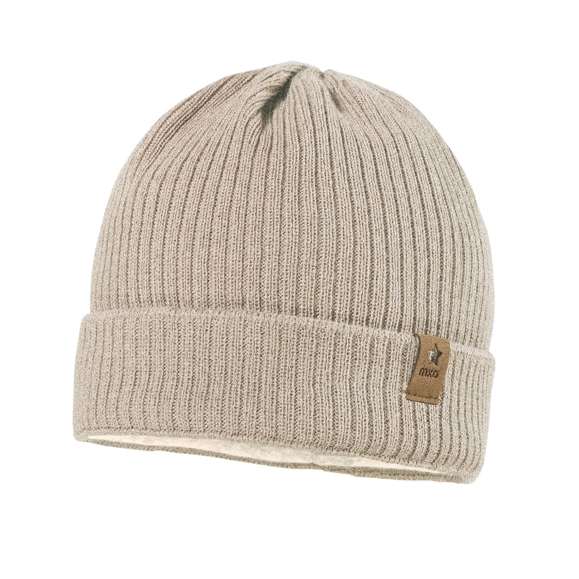 Beanie Mützen, MaxiMo, Beige – Besonderheit: aus 100% Bio-Baumwolle