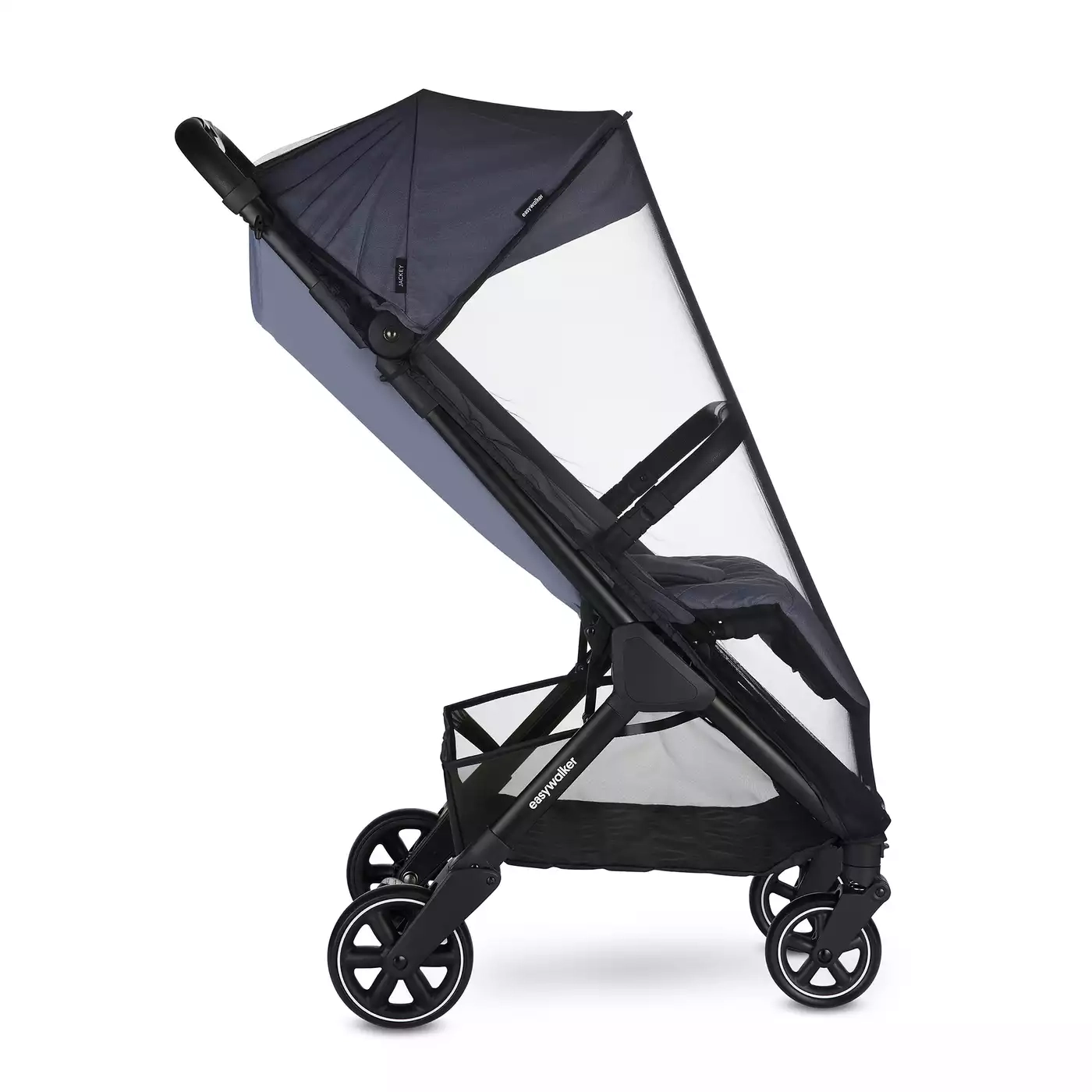 Sonnen- & Insektenschutz Kinderwagen, easywalker, Schwarz – Besonderheit: extrem leichtes Netz