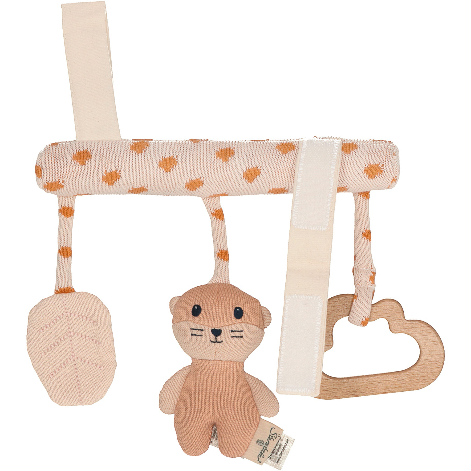 Kinderwagenketten, Sterntaler, Weiß – Produktansicht