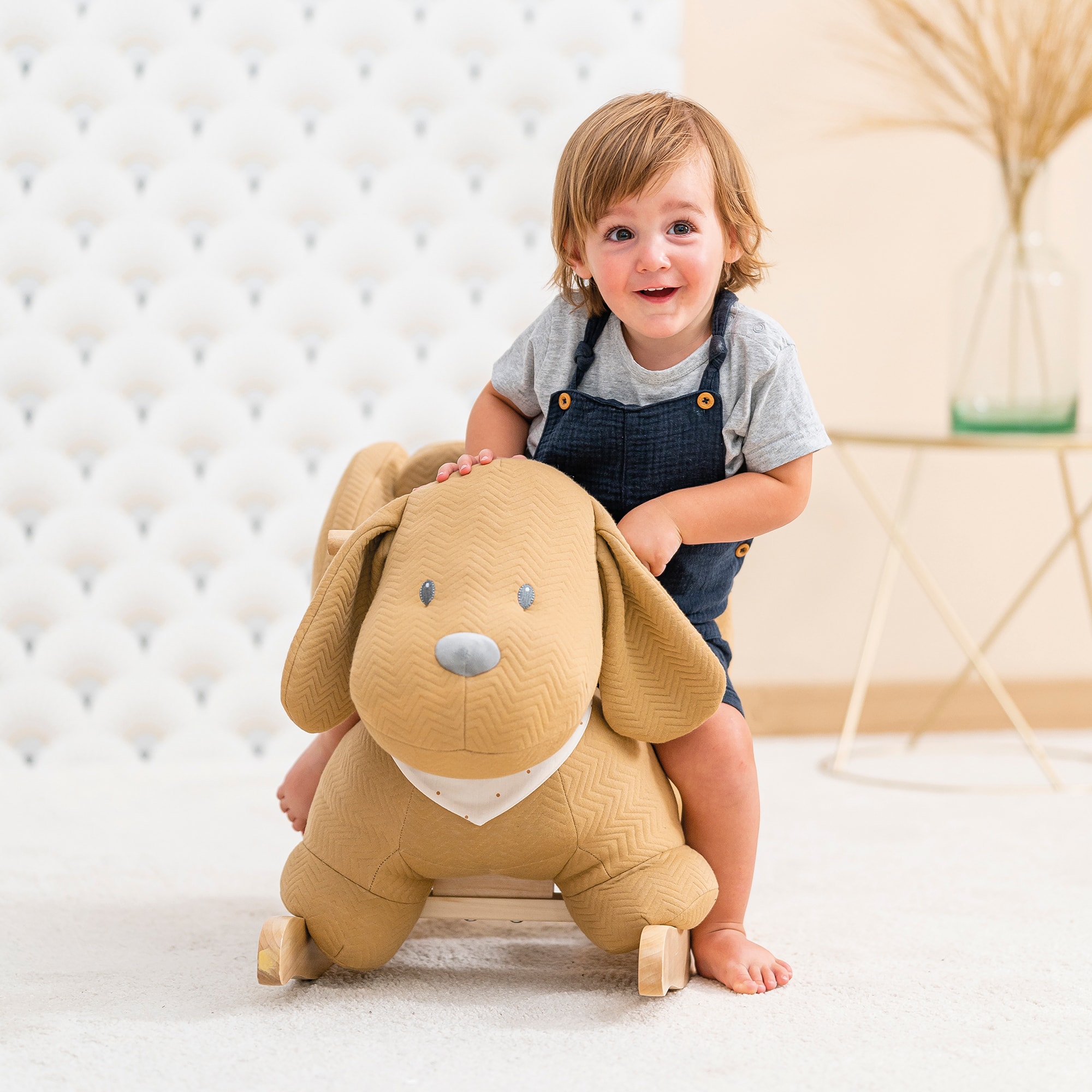 Schaukeltiere, Nattou, Braun – Produktansicht