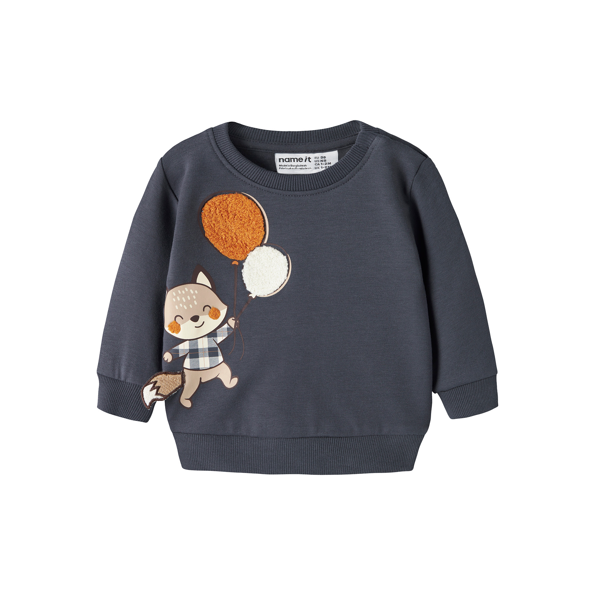 Pullover & Sweatshirts, name it, Blau – Besonderheit: aus 95% Baumwolle