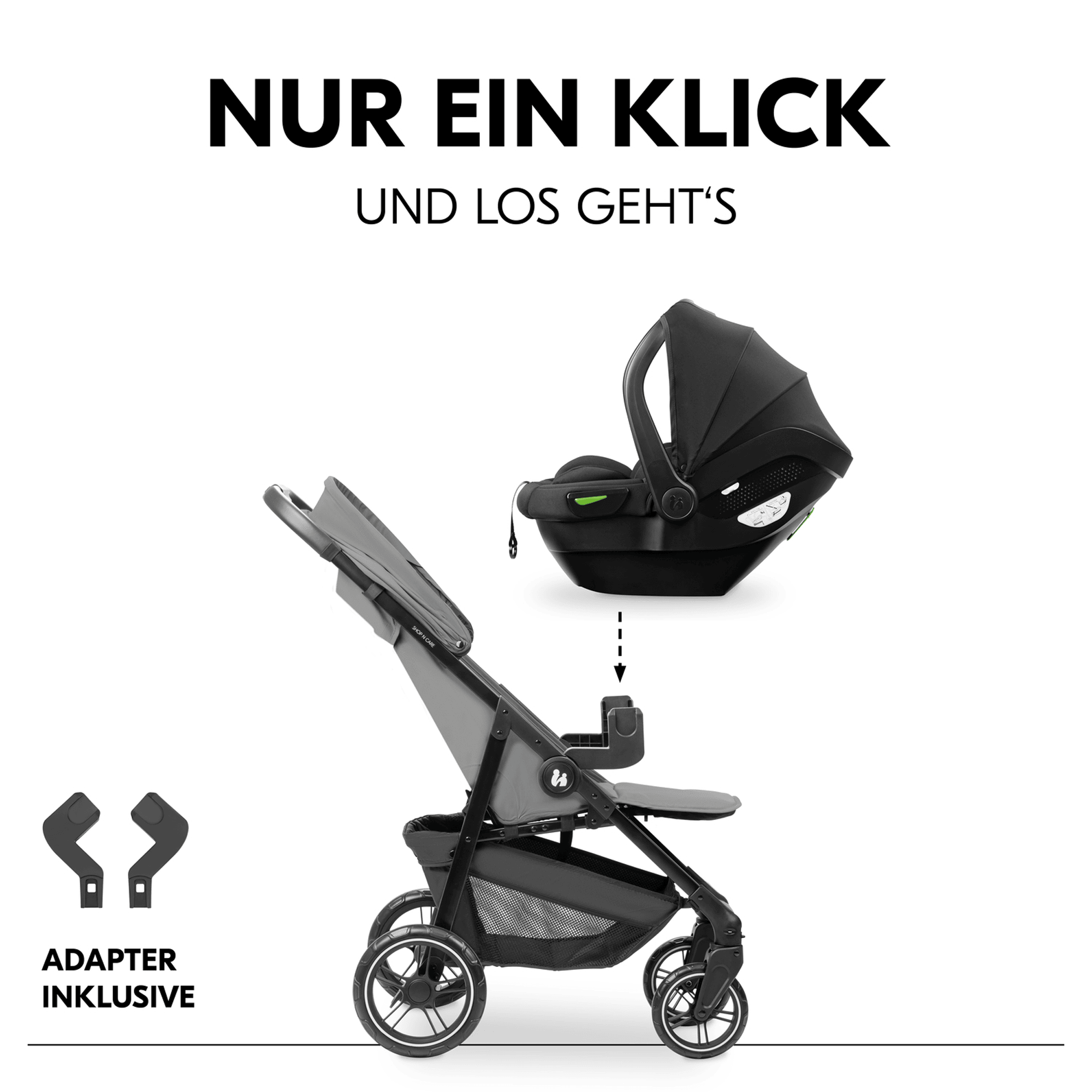 Buggys, hauck, Grau – Produktansicht