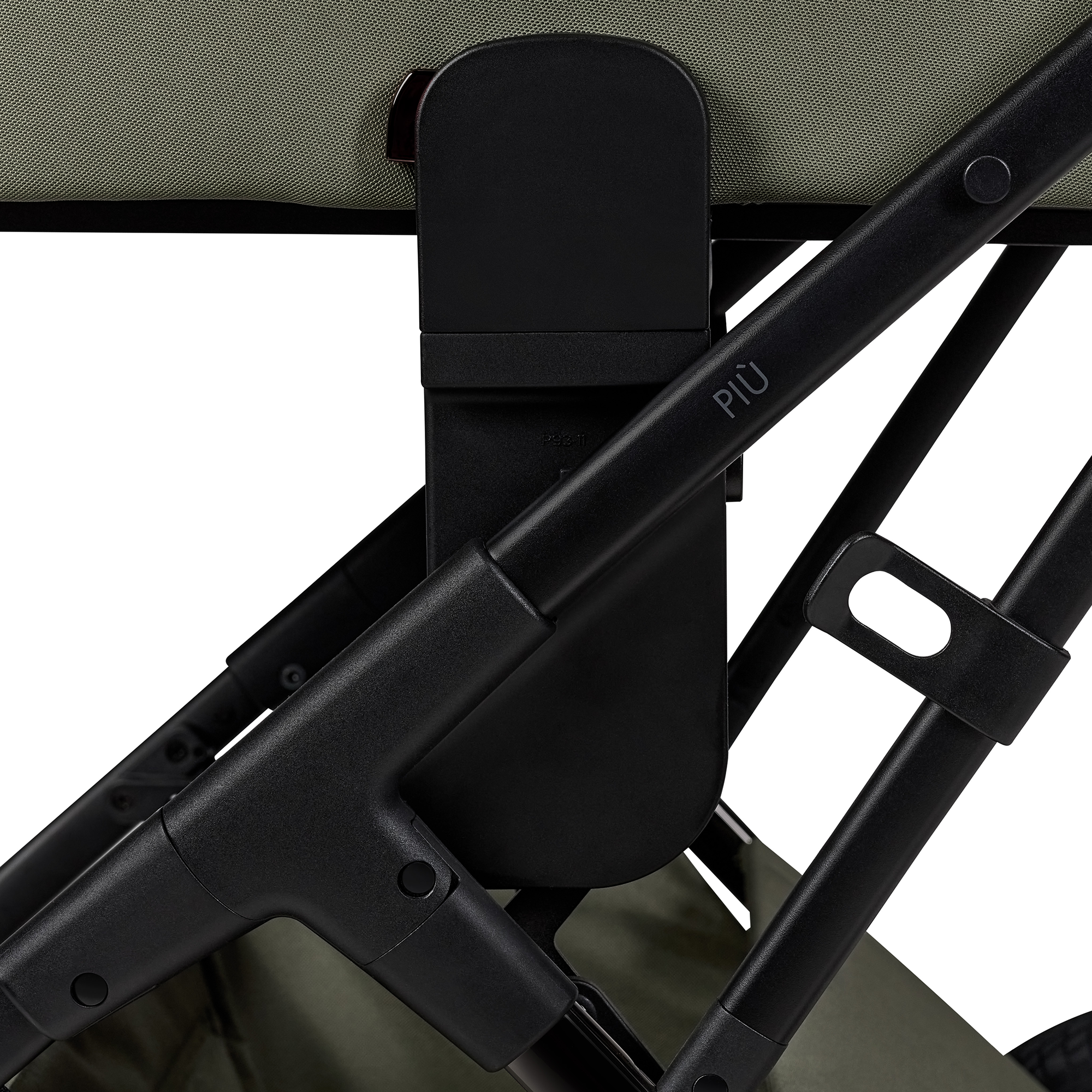 Kombi-Kinderwagen, MOON, Grün – Produktansicht