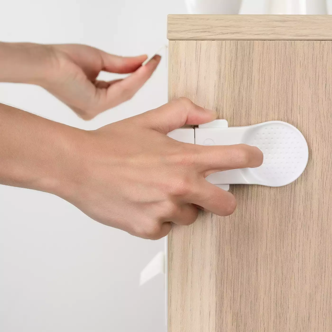 Kindersicherung, reer, Weiß – Produktansicht